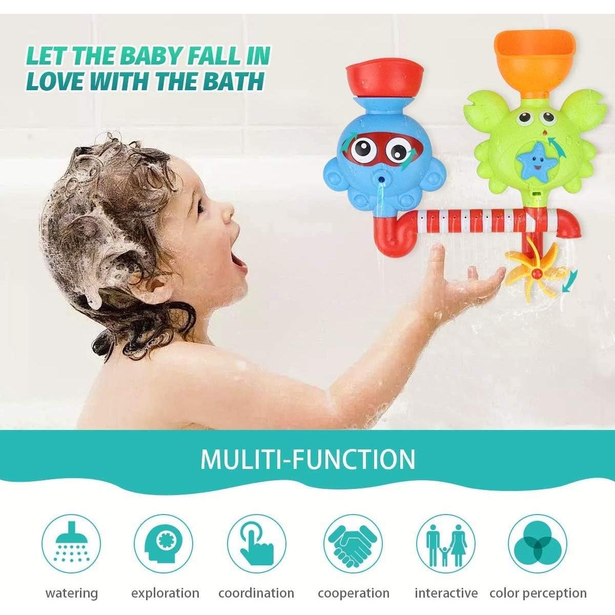 Set de Juguetes de Baño GOODLOGO con 9 Piezas para Niños