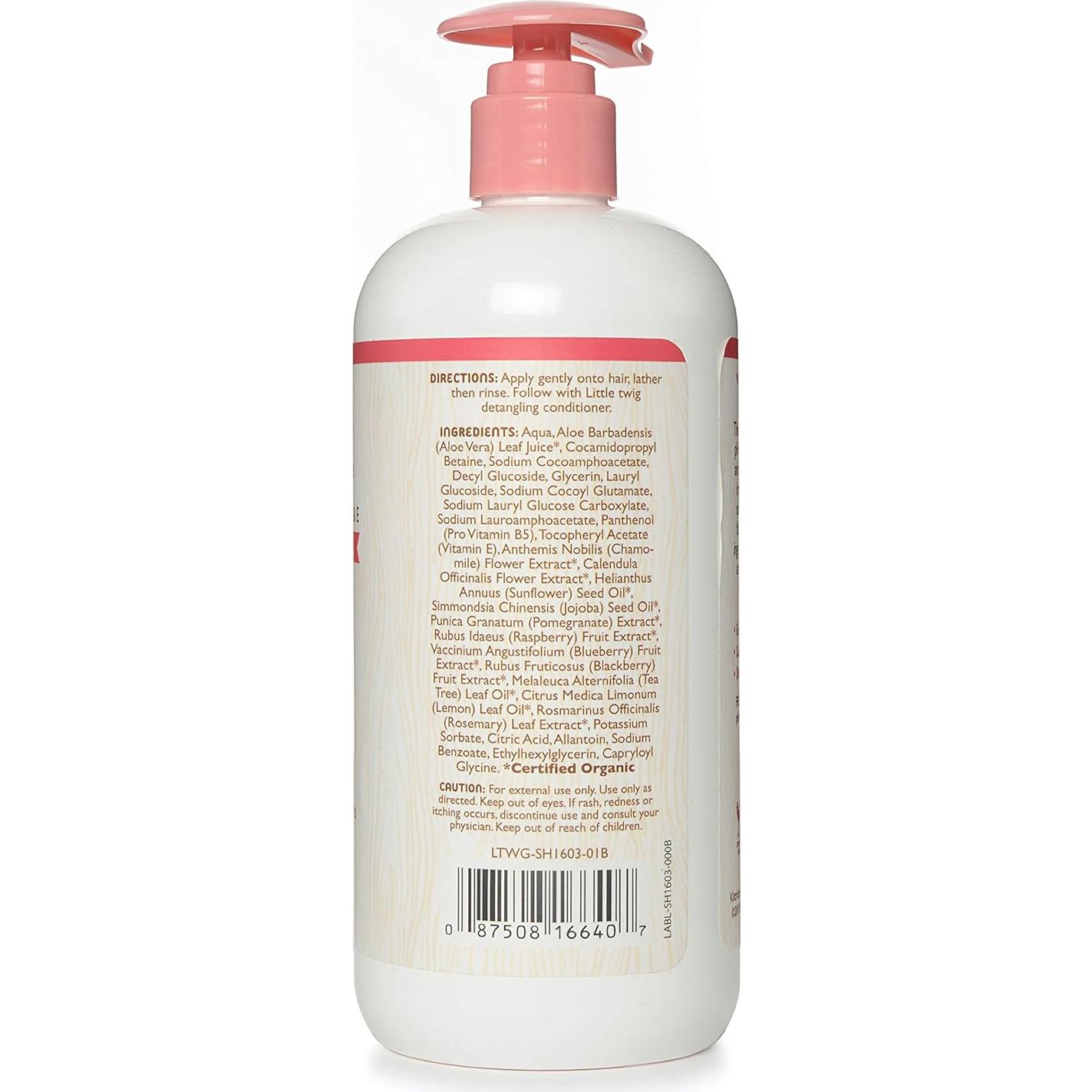 Champú para Bebés Little Twig Frambuesa 500 ml Natural