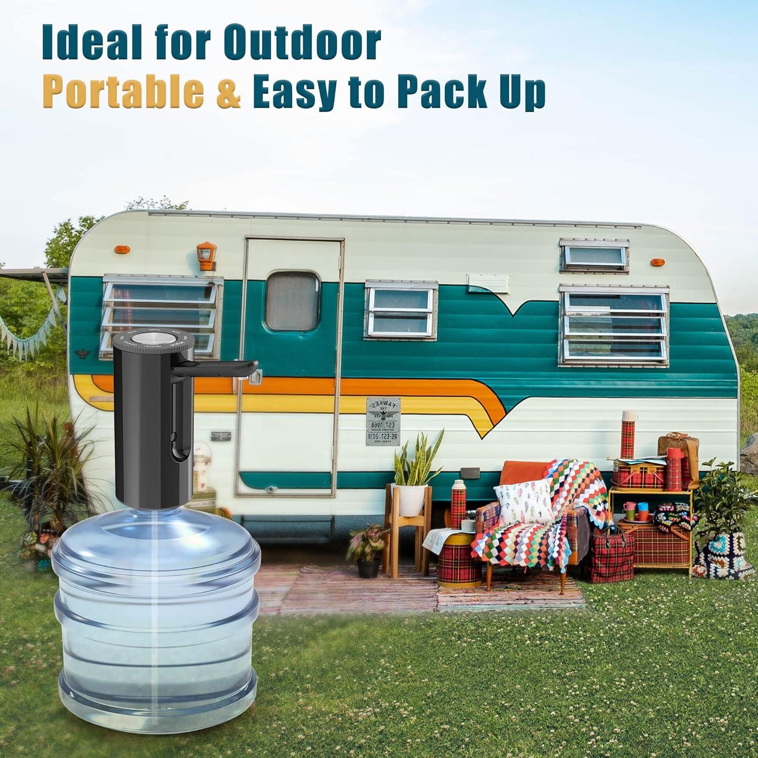 Dispensador de Agua Eléctrico YISH 5 Galones USB-Cargable