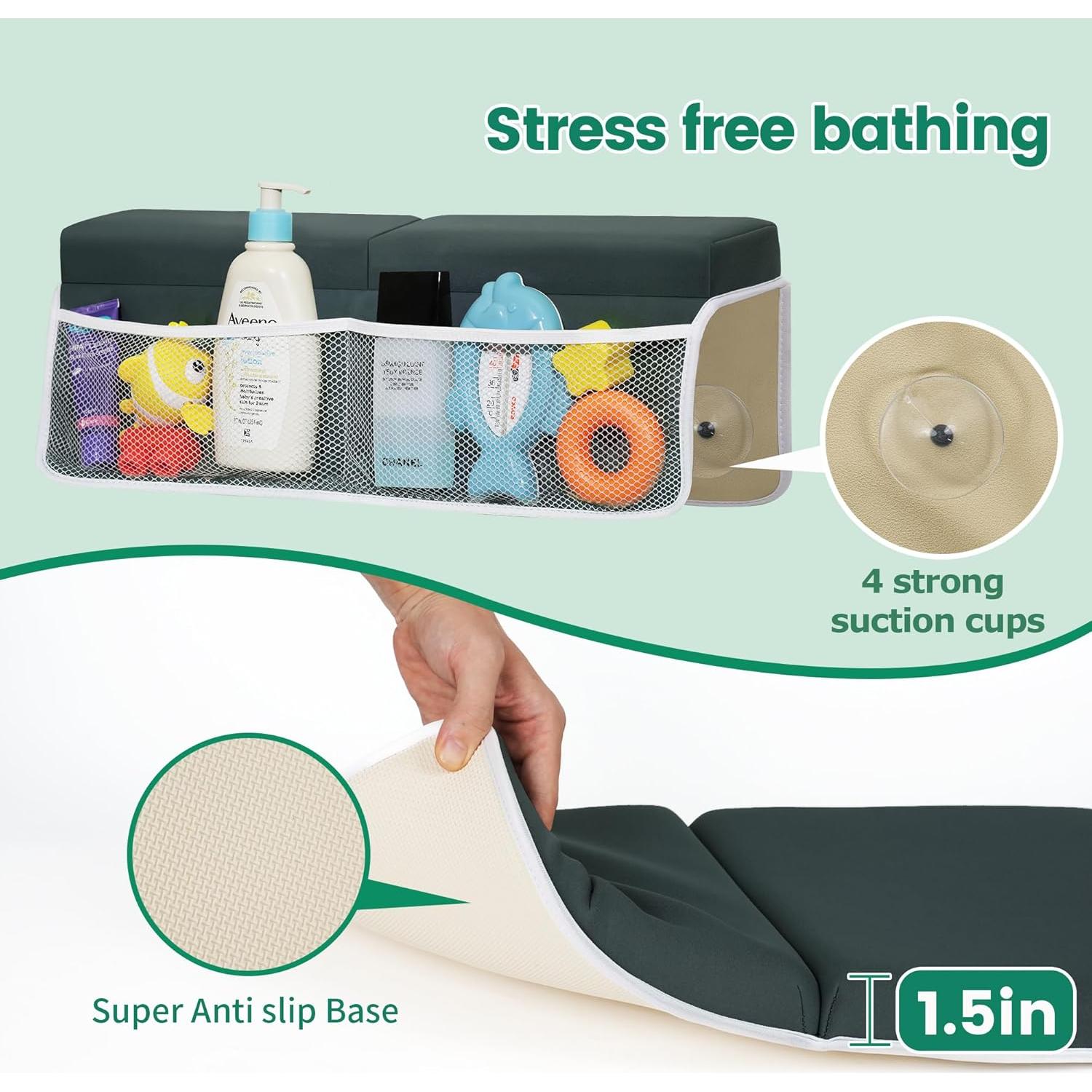 Almohadilla para Rodillas y Codos de Baño Omixe 3.81cm Gris