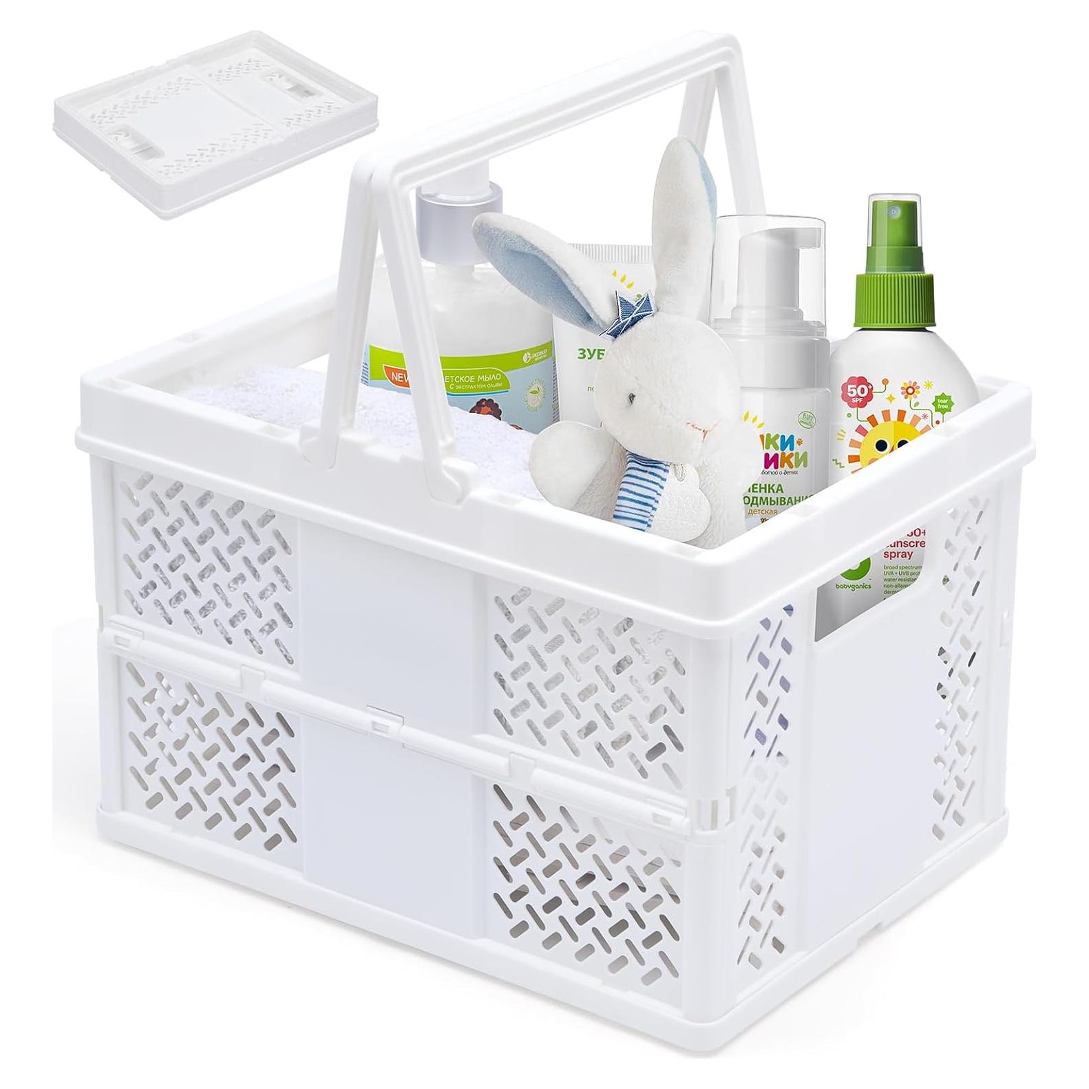Caddy de Ducha Plegable CHGShine Blanco - Organizador Multifuncional