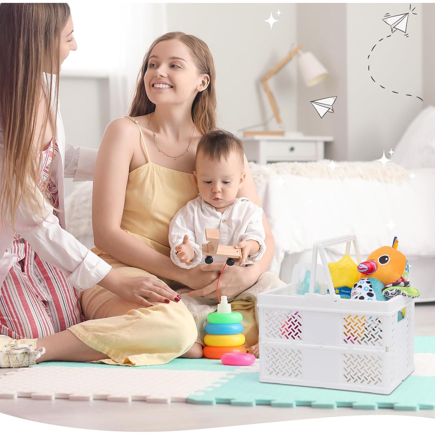 Caddy de Ducha Plegable CHGShine Blanco - Organizador Multifuncional