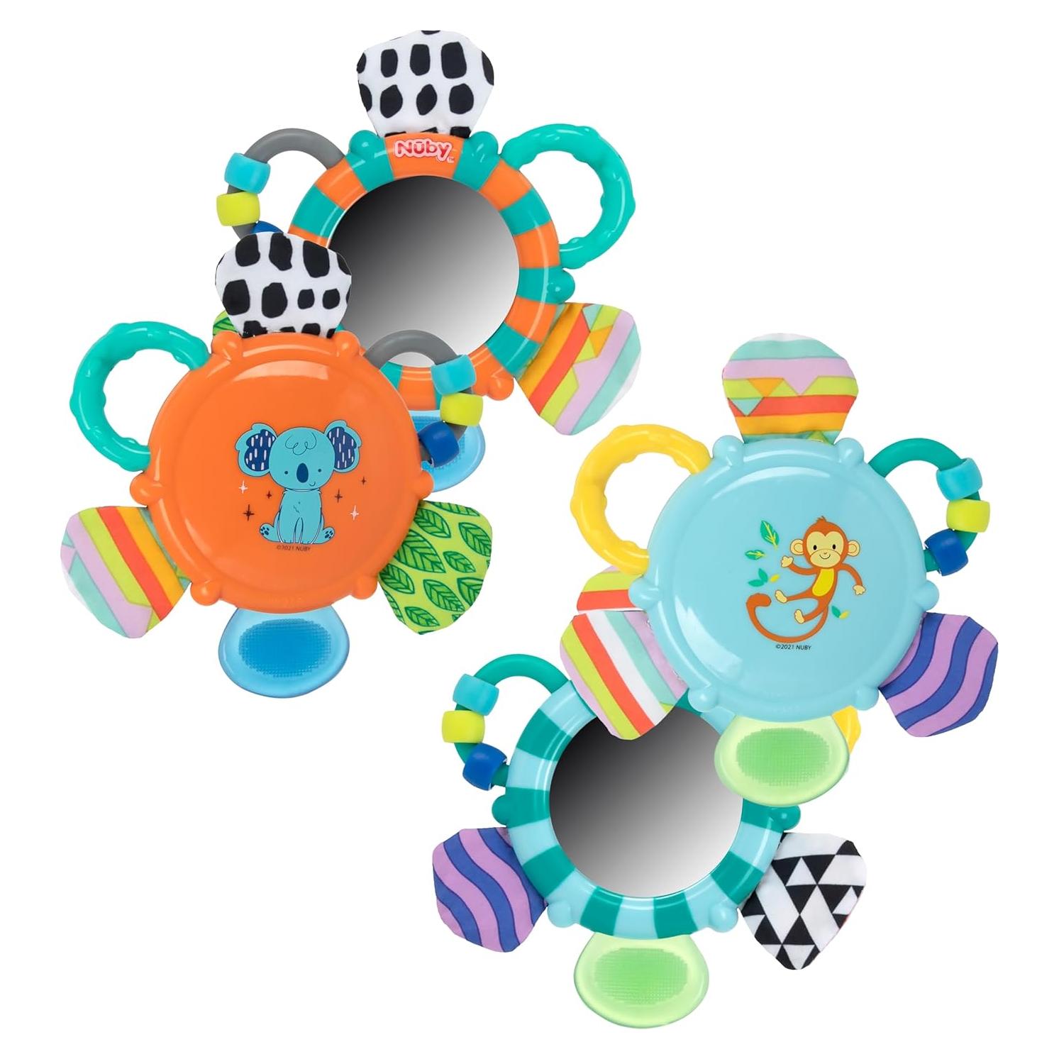 Mordedor Espejo Look-at-Me Nuby 13.5 cm Silicona Libre BPA