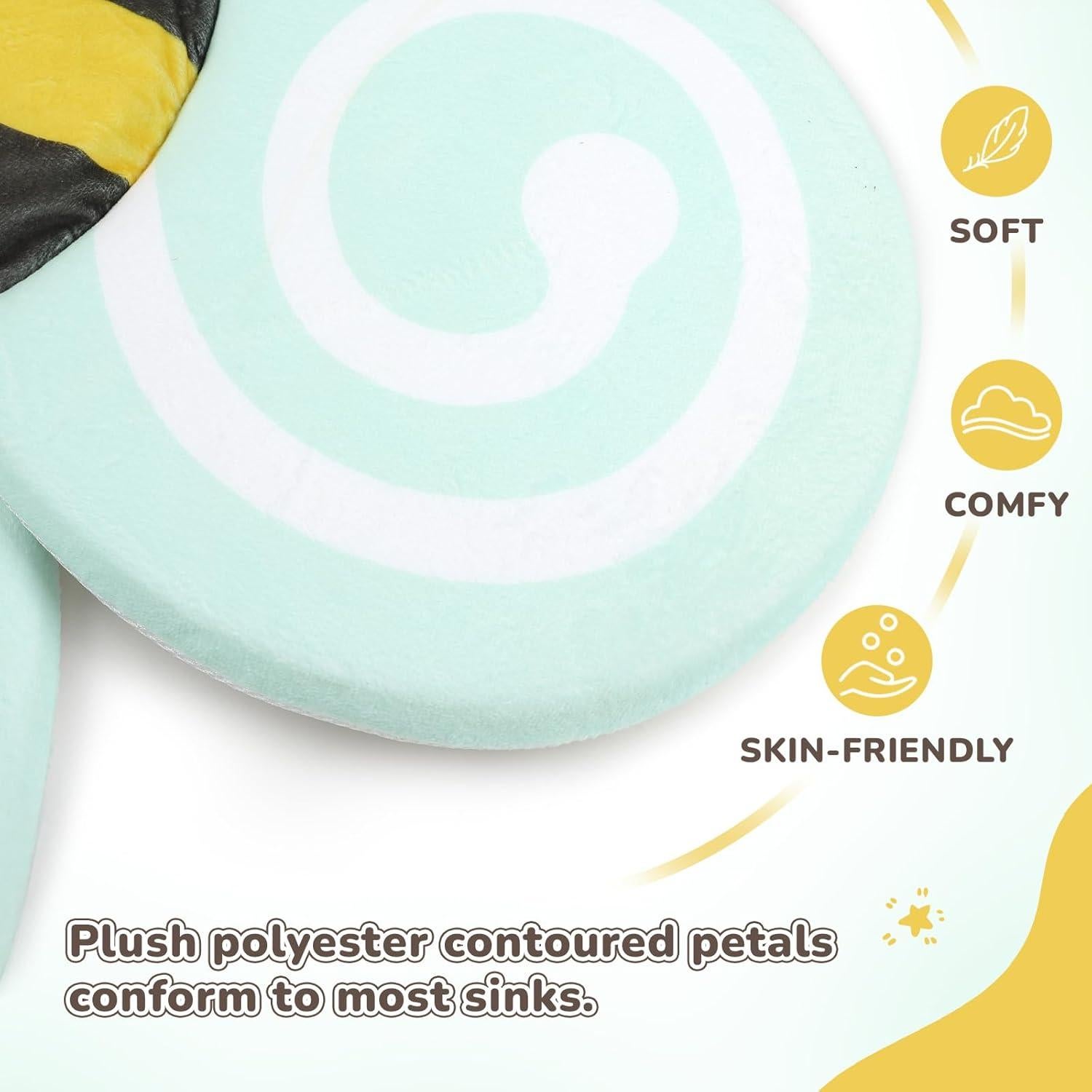 Almohadilla de Baño para Bebés Abeja 79.5 cm Antideslizante