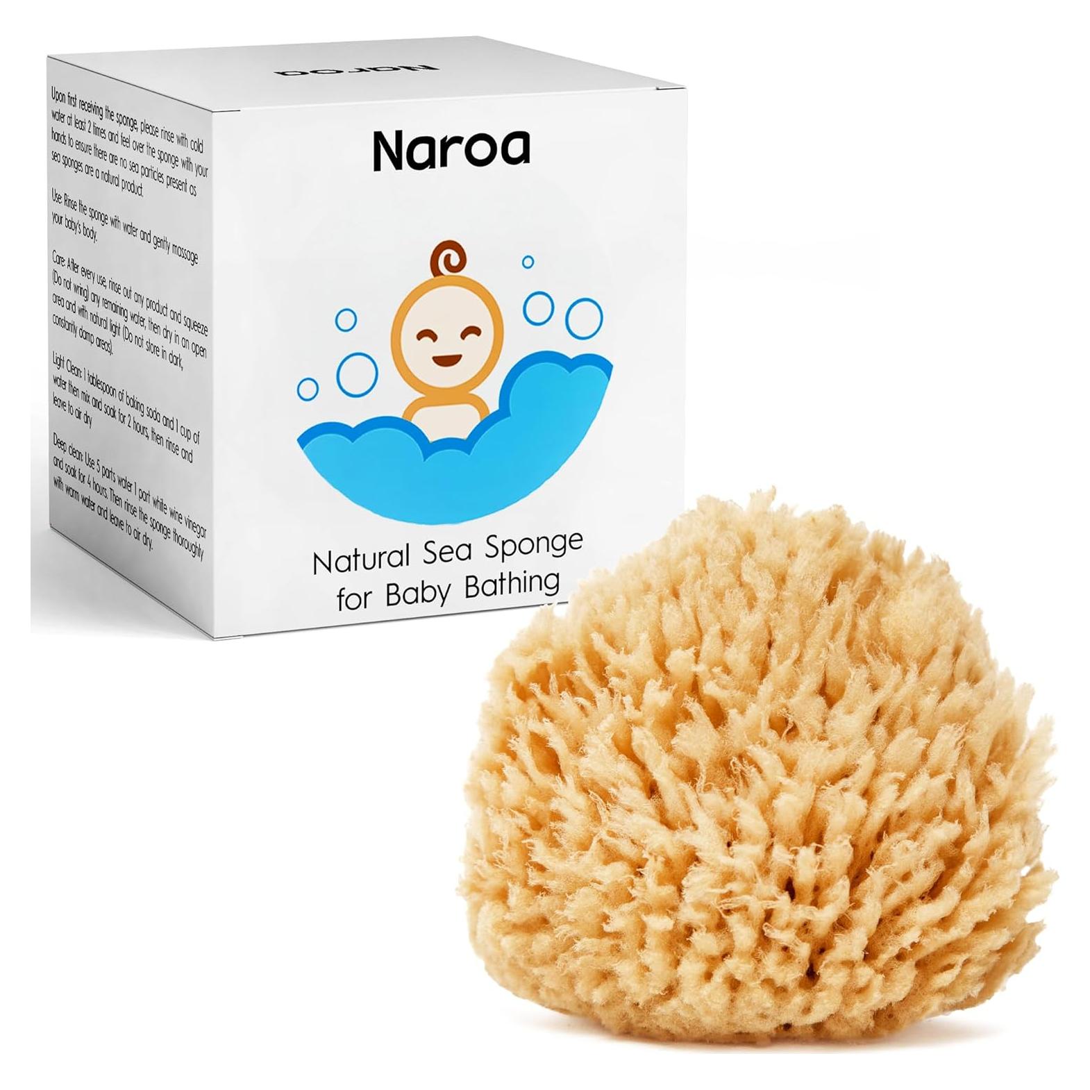 Esponja Natural para Bebés Naroa - Suave y Biodegradable