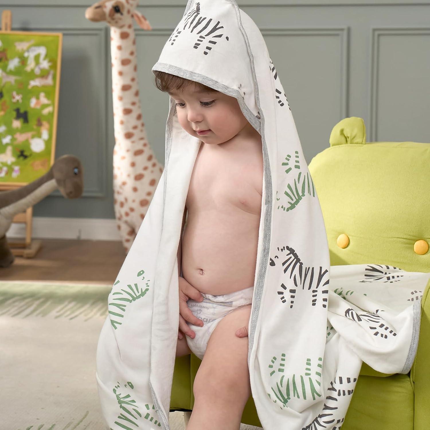 Toalla con Capucha para Bebé Momcozy 89x89 cm Suave y Absorbente