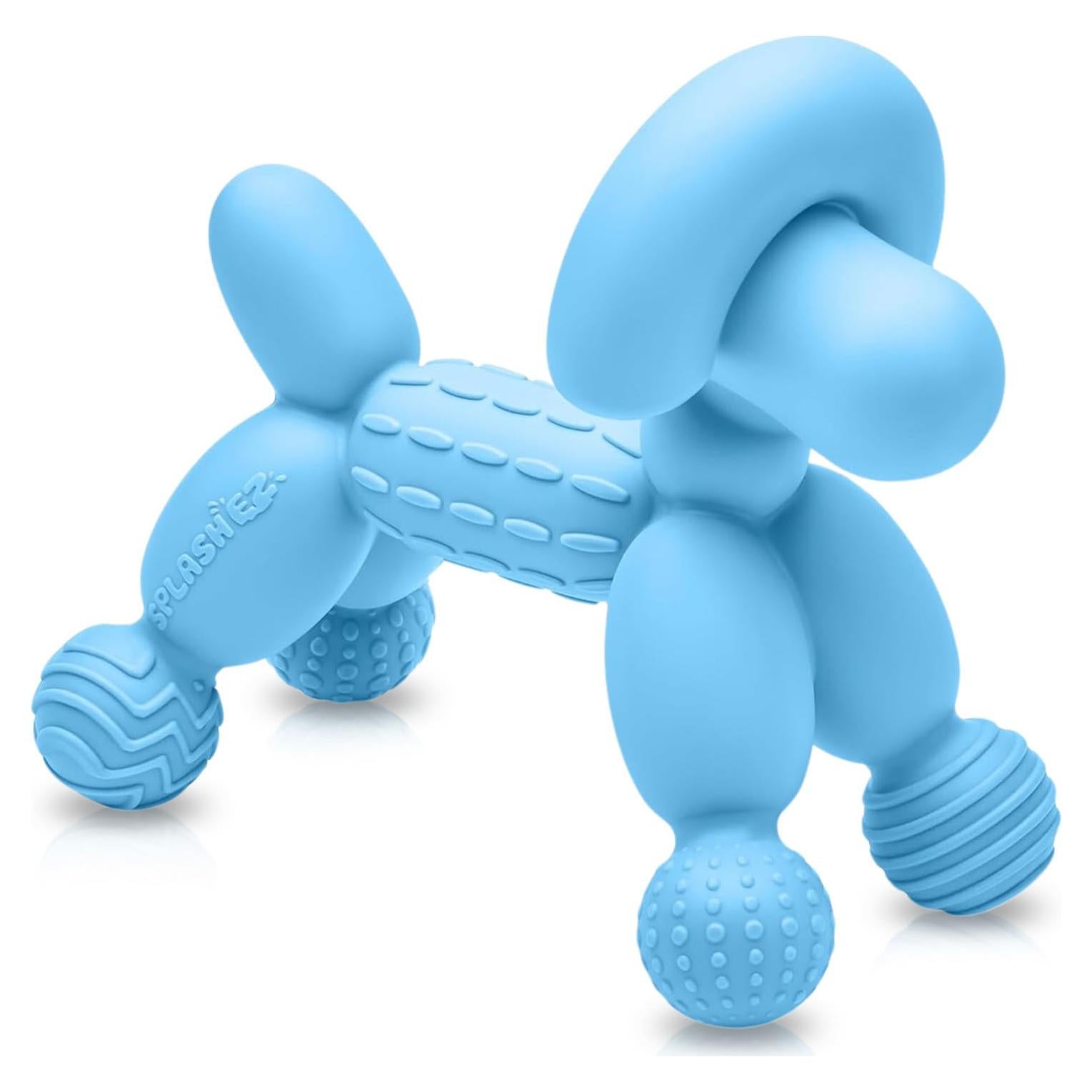 Mordedor para Bebés SplashEZ 100% Silicona Azul Claro 0-12 Meses