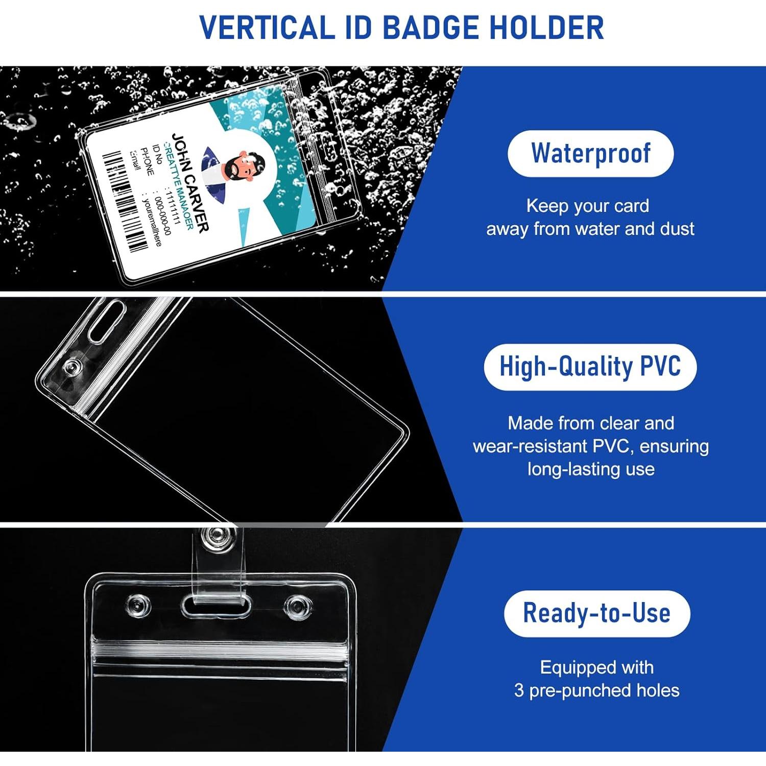 Paquete de 30 Sujetadores Retráctiles Orcielo 10x7 cm