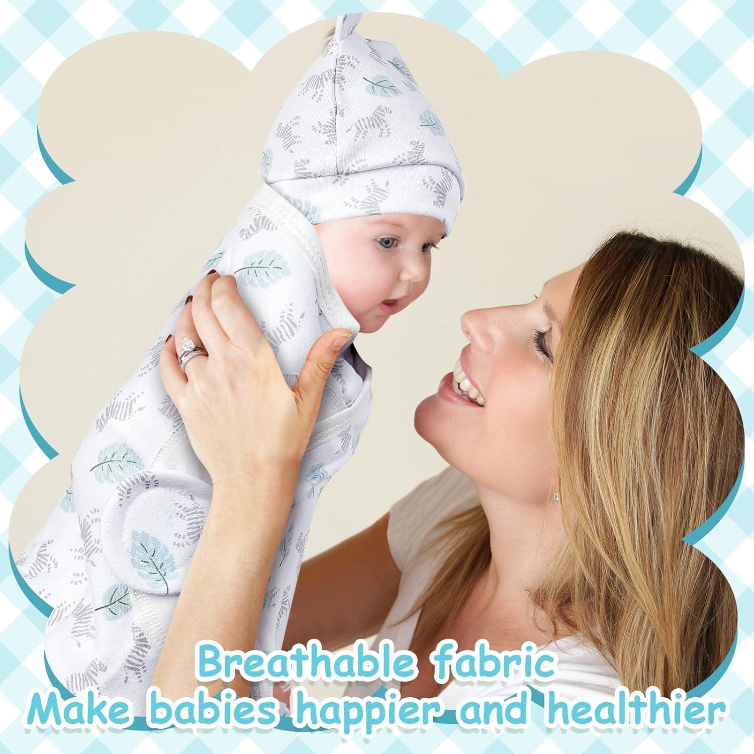 Paquete de 6 Mantitas de Envolver Bebé Ramede Algodón 73x50cm