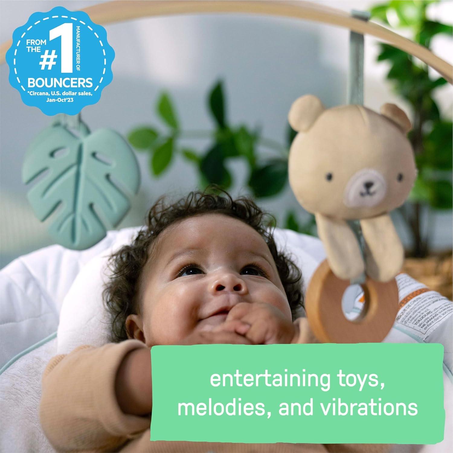 Balancín para Bebé Ingenuity Cozy Spot con Juguetes, Gris