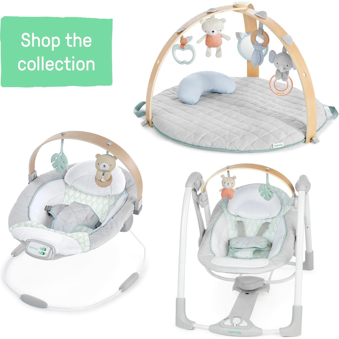 Balancín para Bebé Ingenuity Cozy Spot con Juguetes, Gris