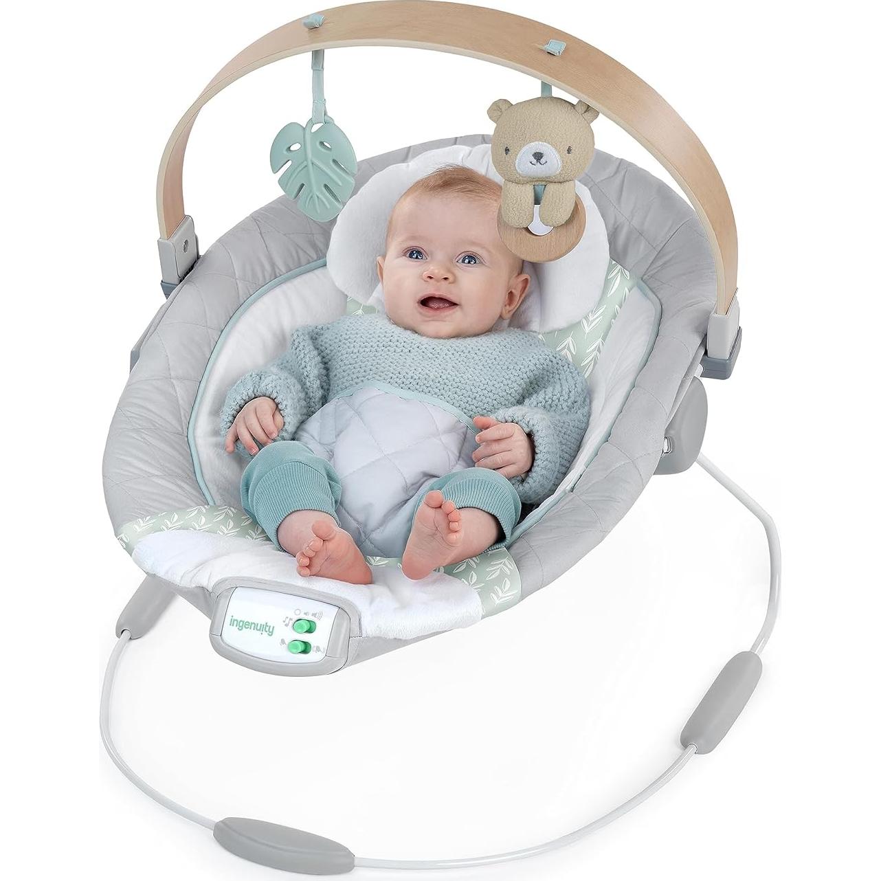 Balancín para Bebé Ingenuity Cozy Spot con Juguetes, Gris