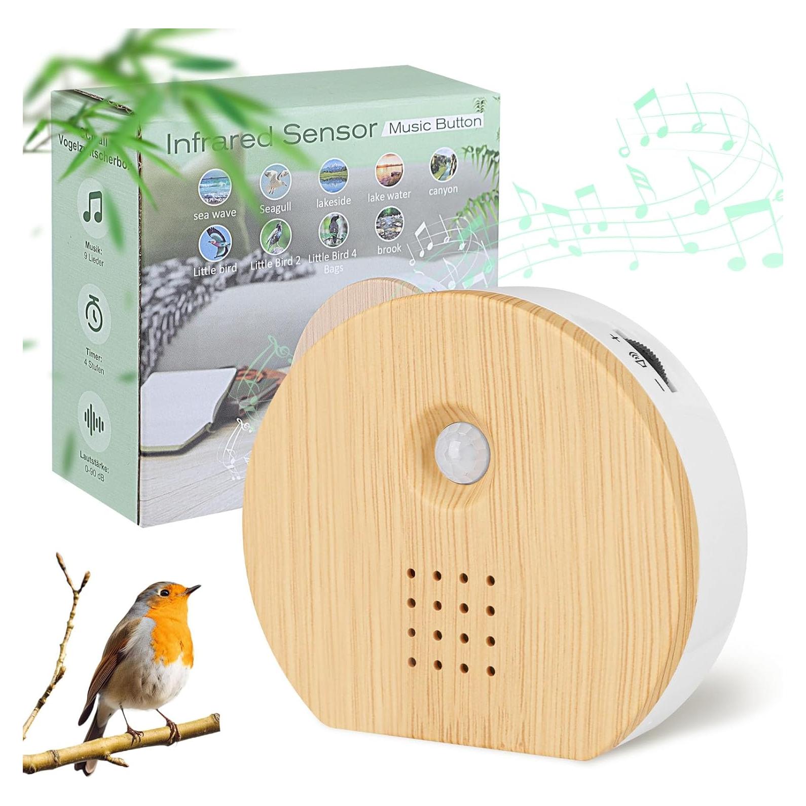 Caja de Sonido de Naturaleza FLLVILLEY con 9 Canciones Relajantes