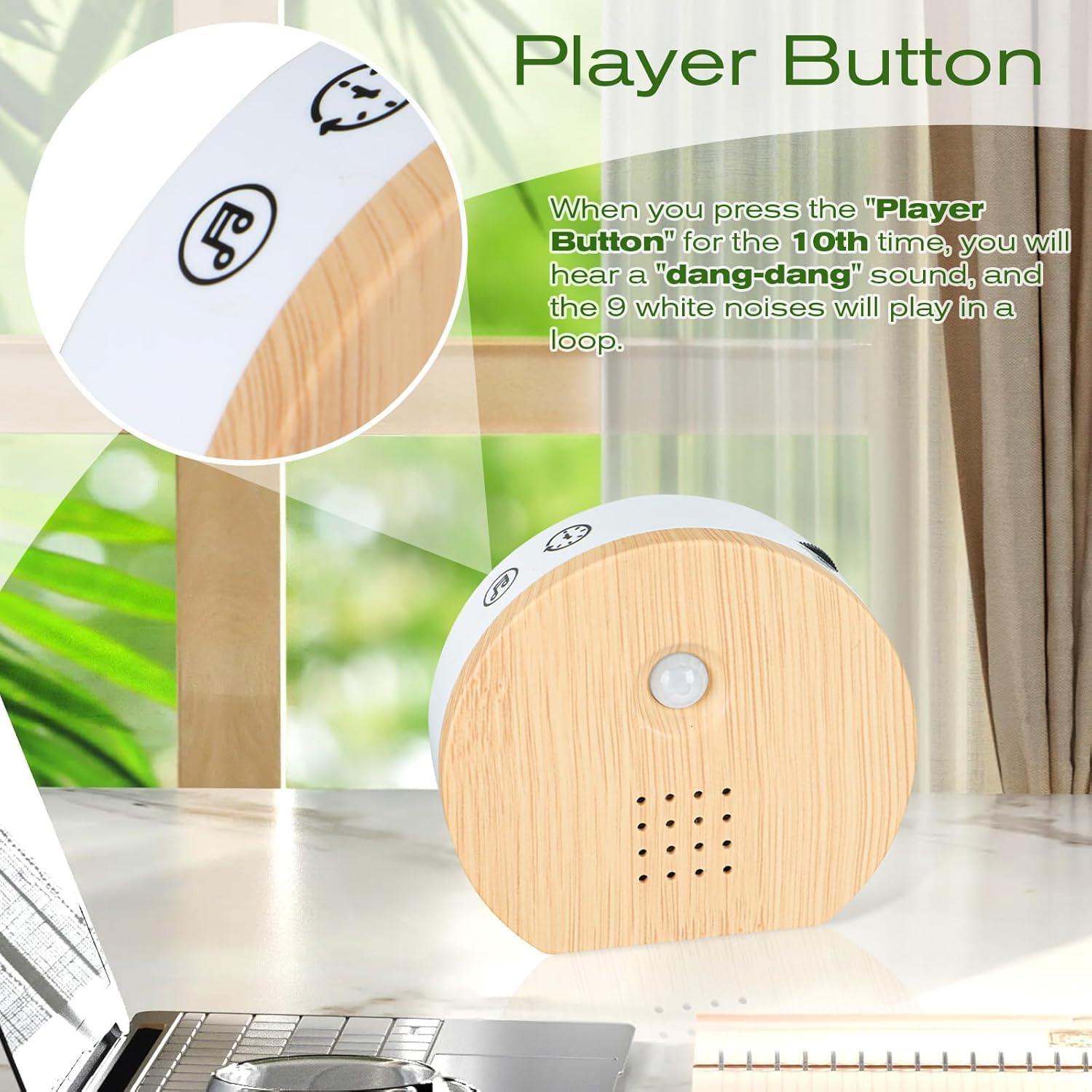 Caja de Sonido de Naturaleza FLLVILLEY con 9 Canciones Relajantes