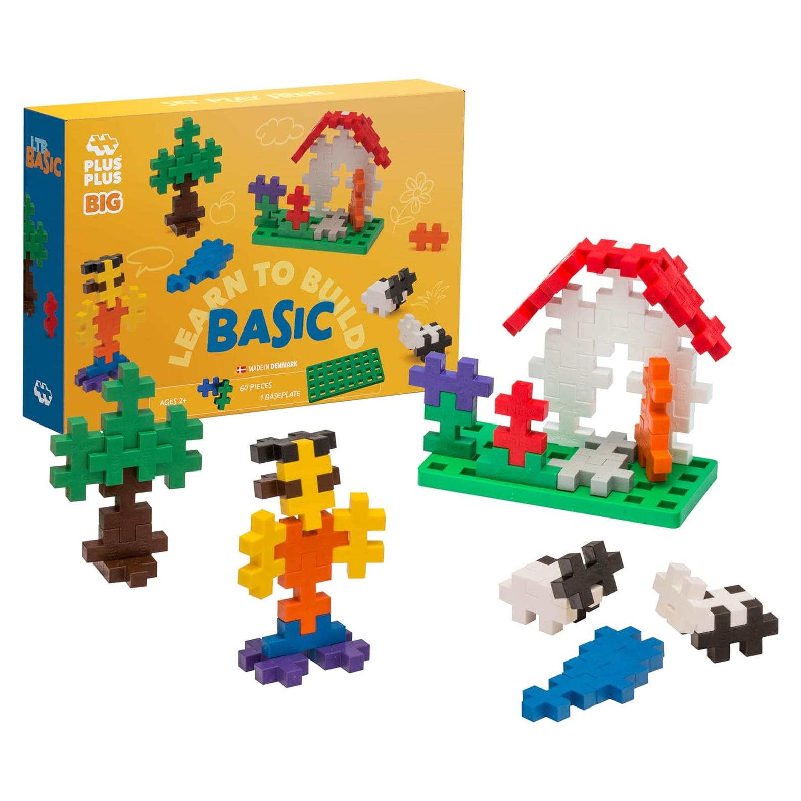 Juego de Construcción Plus-Plus BIG 60 Piezas para Niños 18 Meses