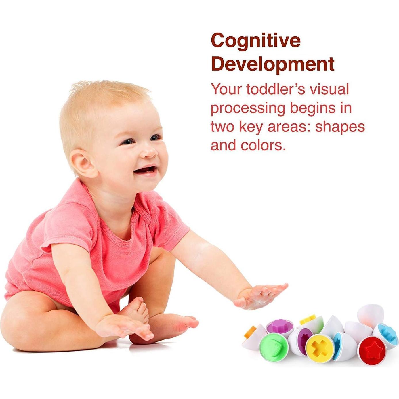 Set de Huevos de Coincidencia de Colores Blackmatrix - 6 Piezas