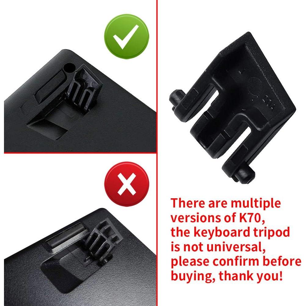 Reemplazo pie de soporte HUYUN para teclado Corsair K70
