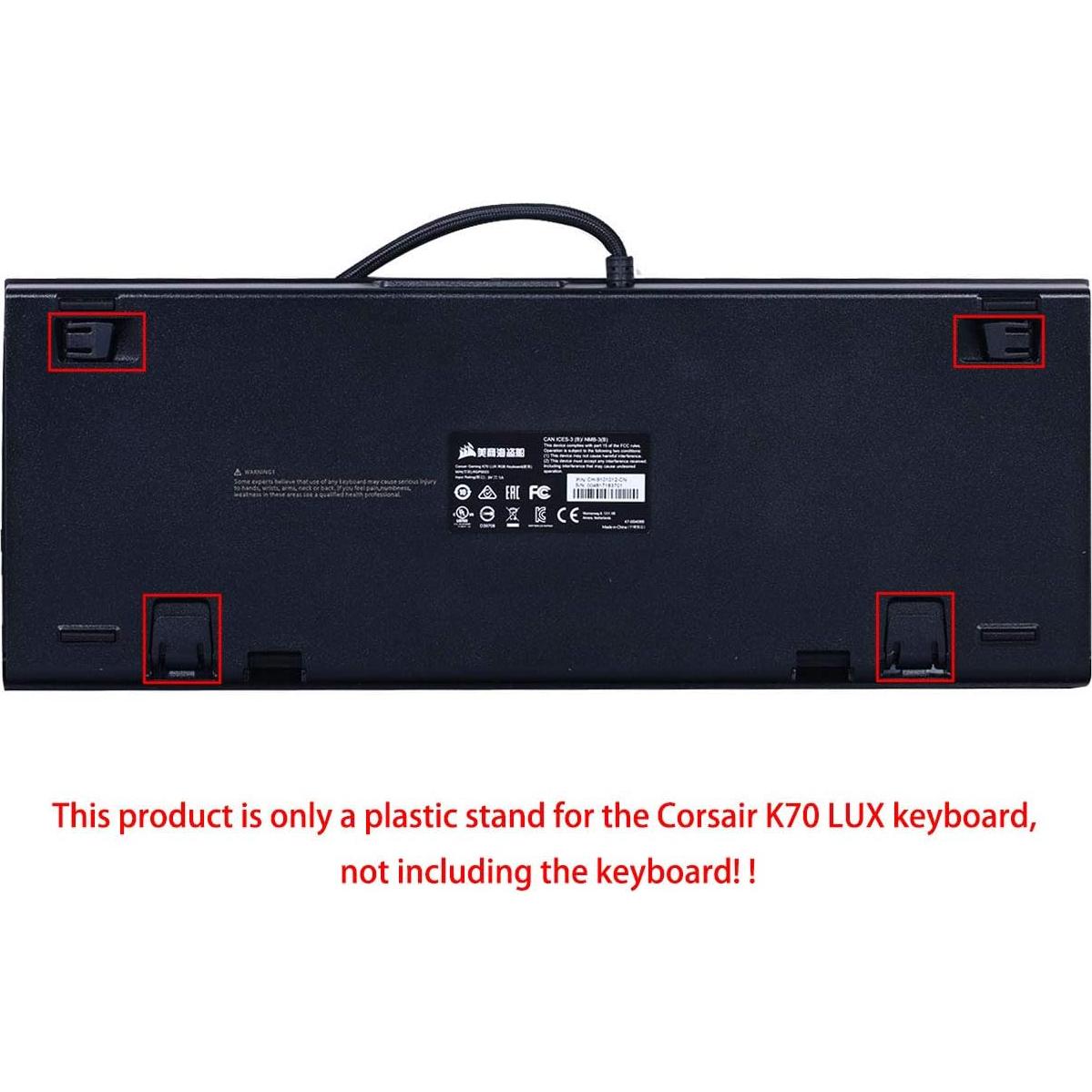 Reemplazo pie de soporte HUYUN para teclado Corsair K70