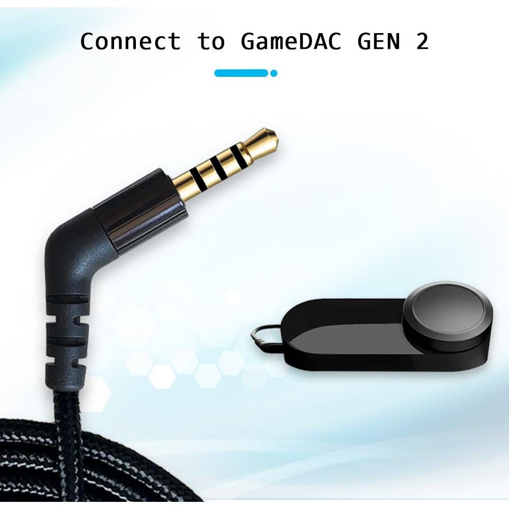 Cable de Reemplazo QJYTH 1.5m para Auriculares SteelSeries Arctis Nova Pro