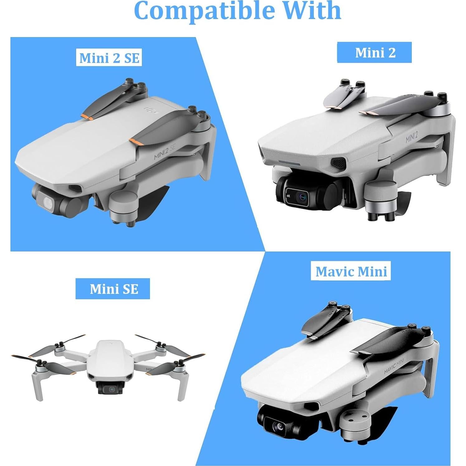 Patas de Aterrizaje Plegables Tosiicop para DJI Mini 4K/2 SE