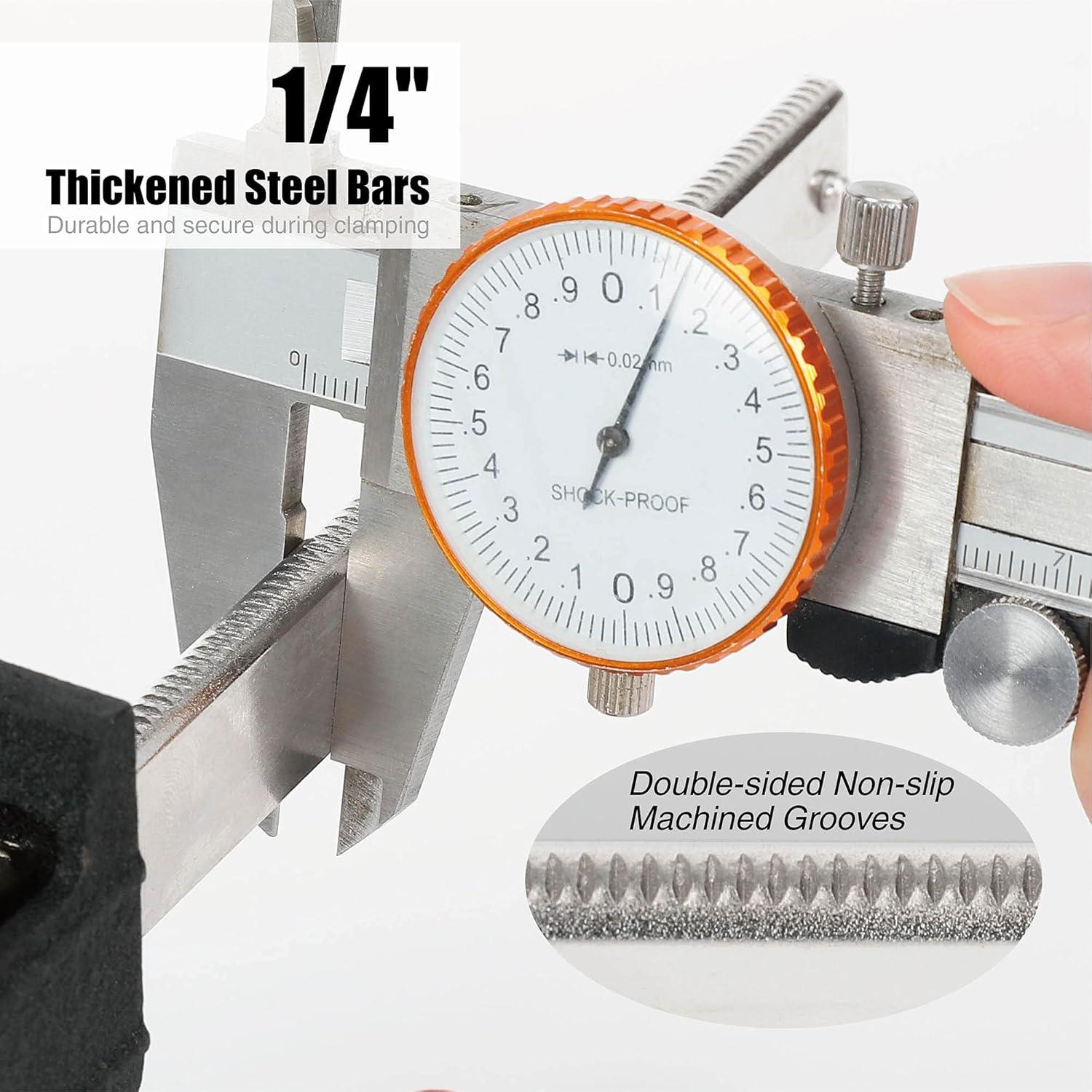 WORKPRO Juego de Abrazaderas de Acero 6" 2-pack 600 lbs