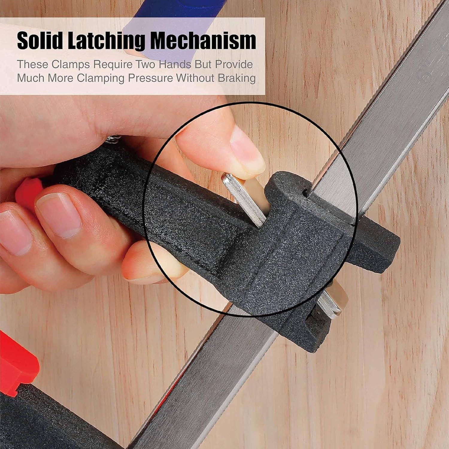 WORKPRO Juego de Abrazaderas de Acero 6" 2-pack 600 lbs