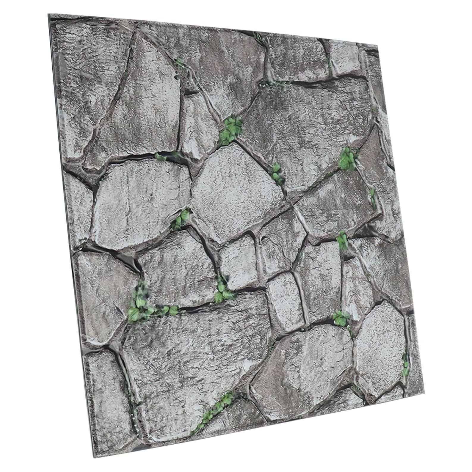 Paneles 3D Autoadhesivos PVC Szgwtk, Piedra Simulada 30x30 cm - 10 Pcs