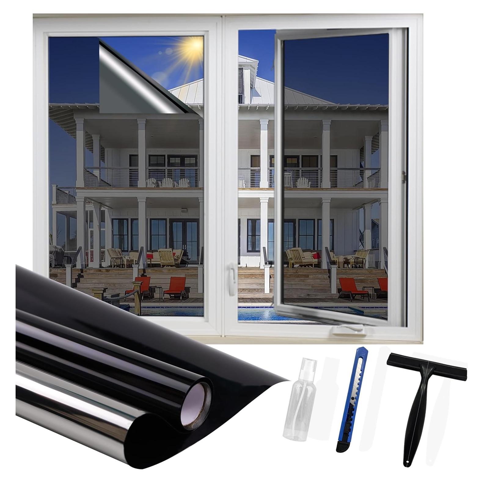 Película de Ventana Unidireccional Sunroda 44.5x200cm Negro