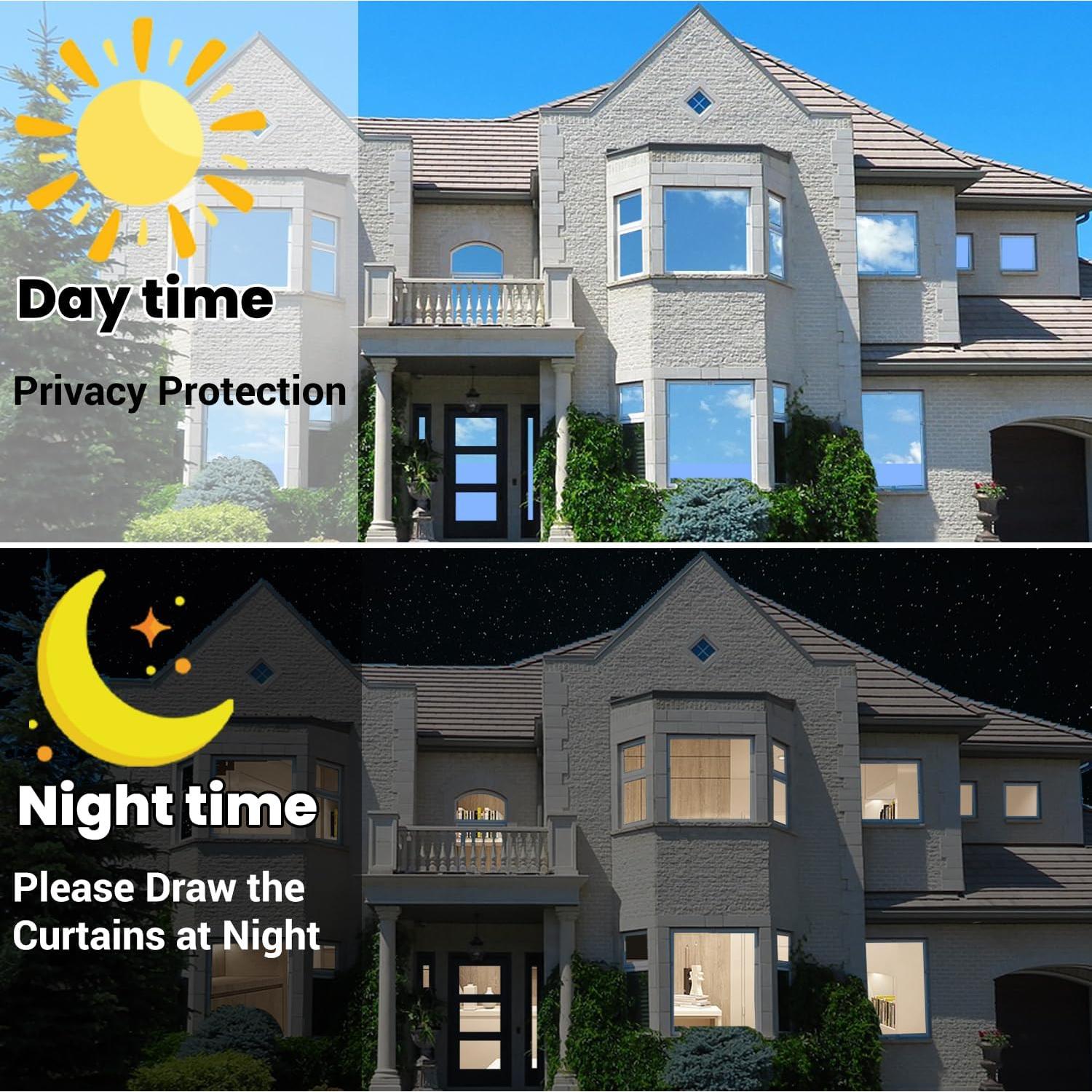 Película de Ventana Unidireccional Sunroda 44.5x200cm Negro