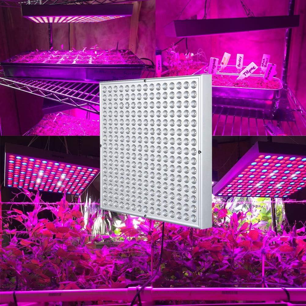 Luz de Cultivo LED Hytekgro 225 LEDs Espectro Completo 2 Paquete