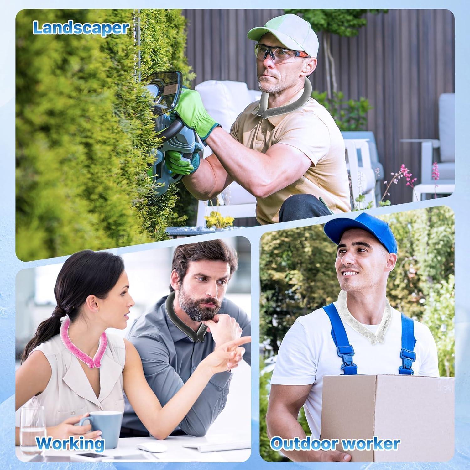 Tubo de Enfriamiento para Cuello HAKT Reutilizable 14x17.5cm