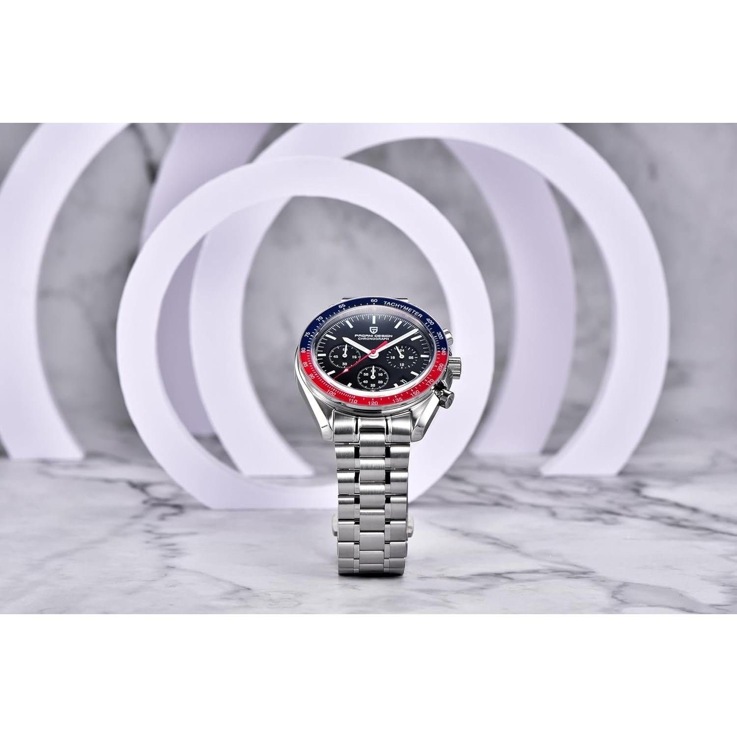 Reloj Deportivo Pagani Design 1701 V3 Cronógrafo 40mm