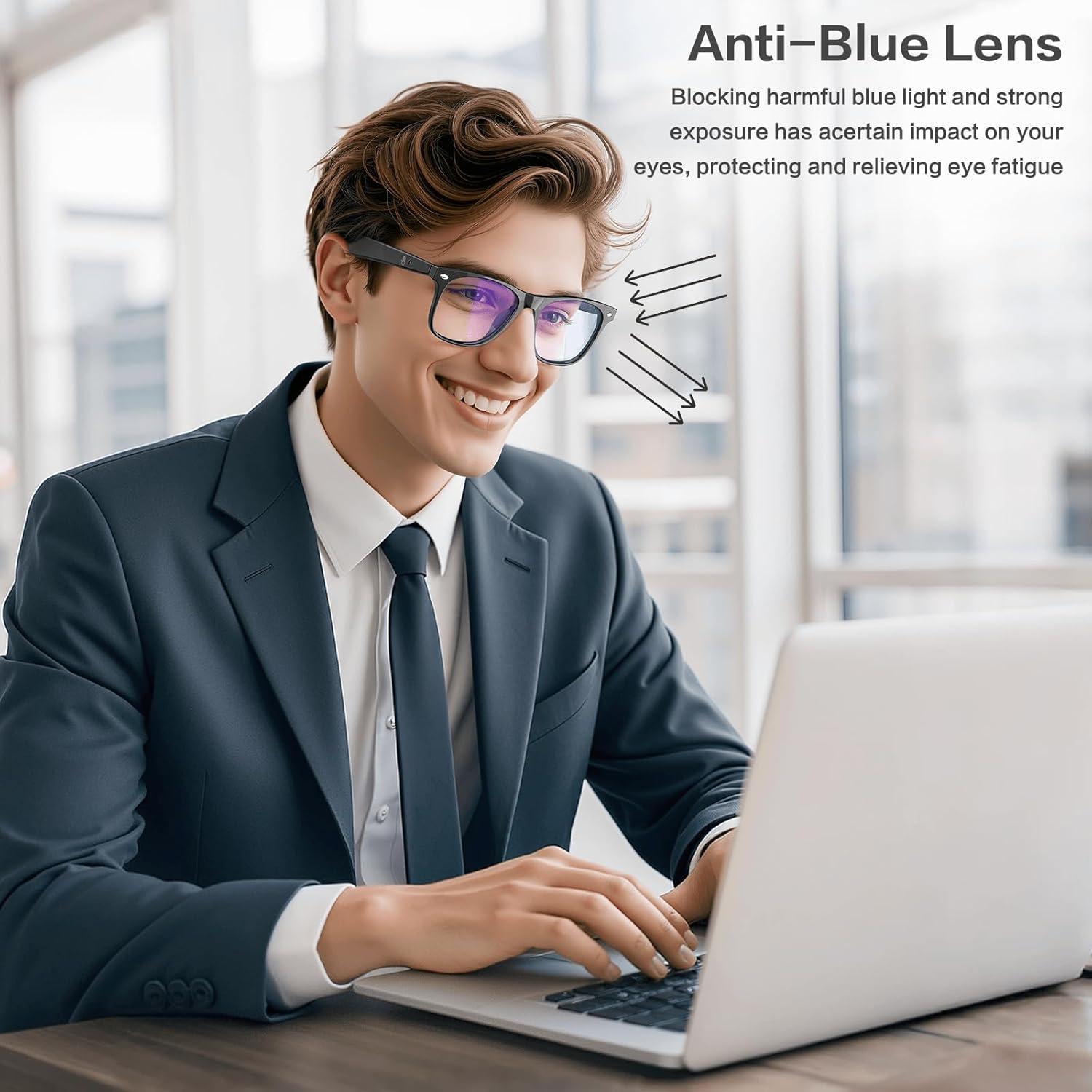 Gafas Inteligentes Bluetooth EarlySincere W100 - Traducción 164 Idiomas