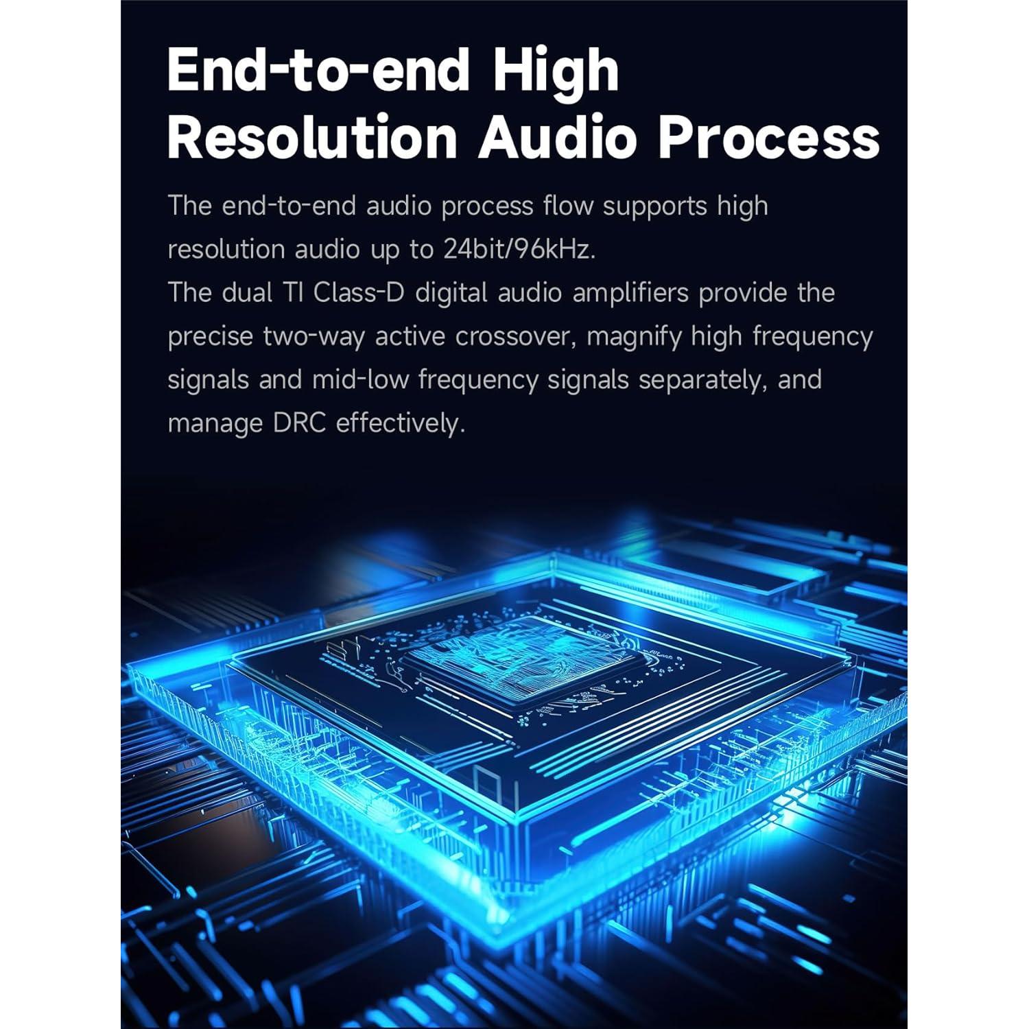 Altavoces Edifier e25HD 74W Hi-Res Bluetooth 5.3 Blanco