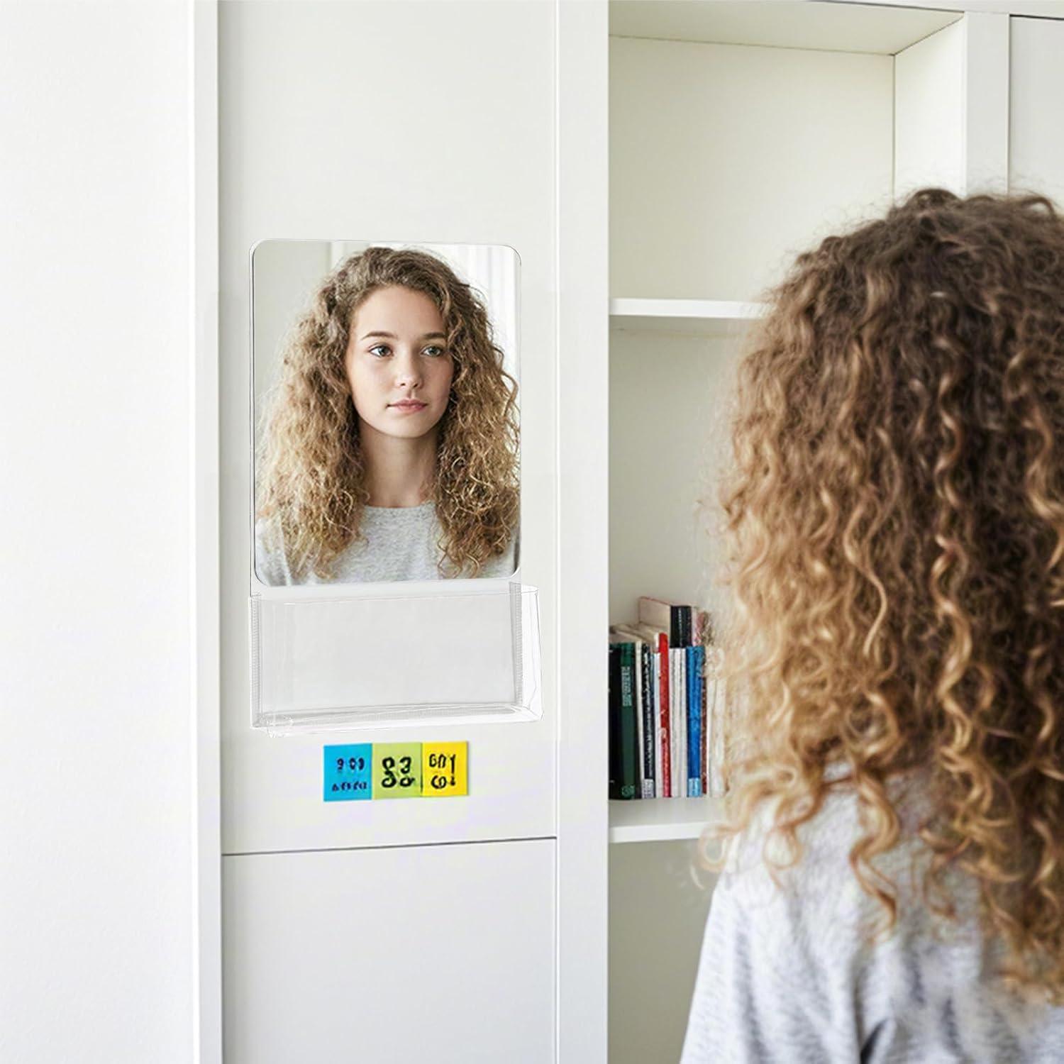 Espejo Magnético Neehows 24.1x14 cm con Bolsillo Gris