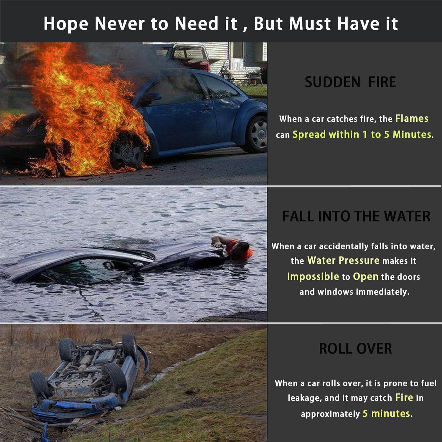 Martillo de Vida KANEKALARY 2025 Cortador de Cinturón y Rompedor de Ventanas