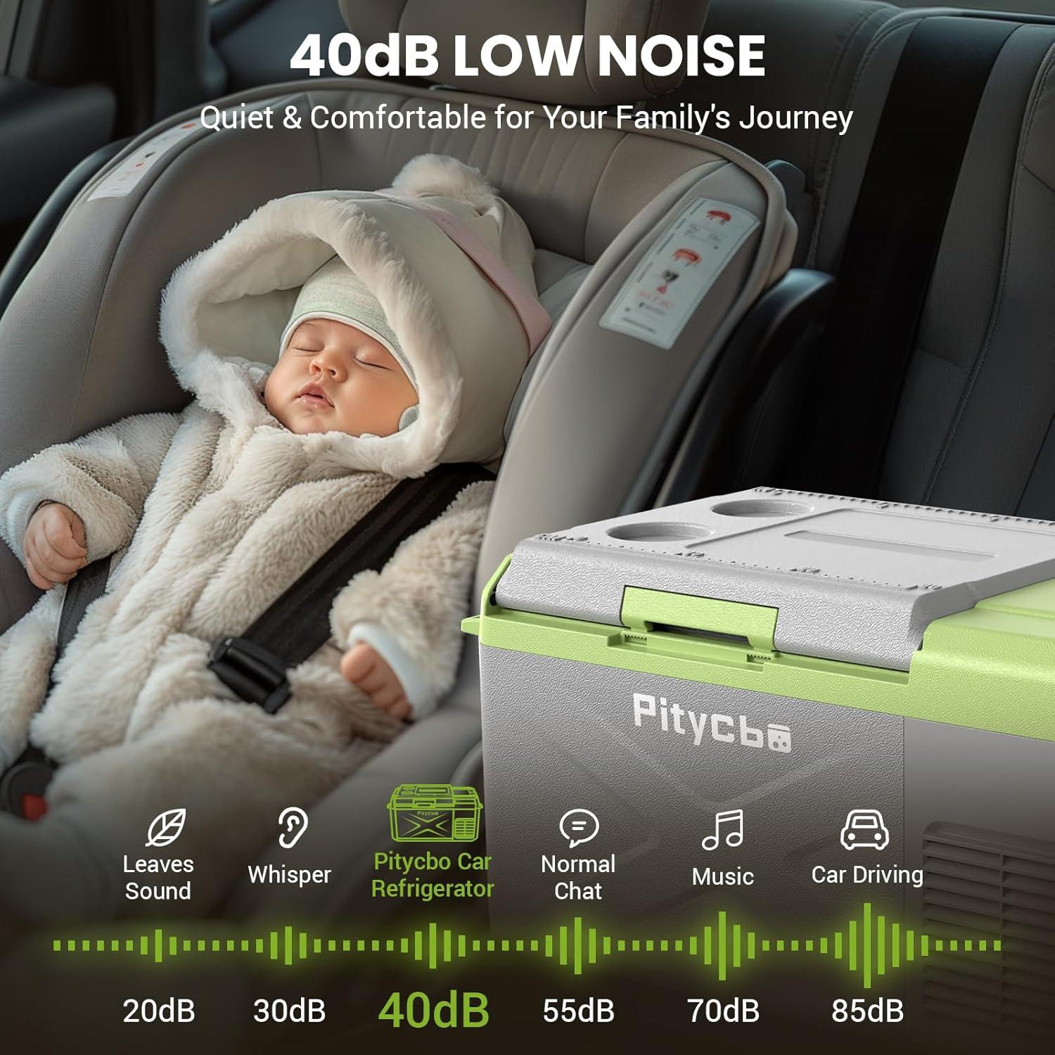 Refrigerador Portátil de Coche Pitycbo 19 Qt -20°C a 20°C