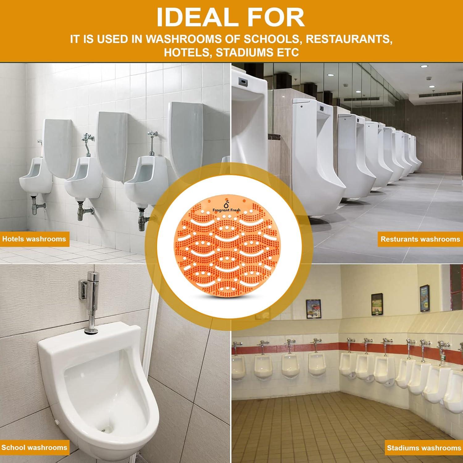 Desodorante de Pantalla de Urinal Fragrant Fresh 30 Unidades Naranja