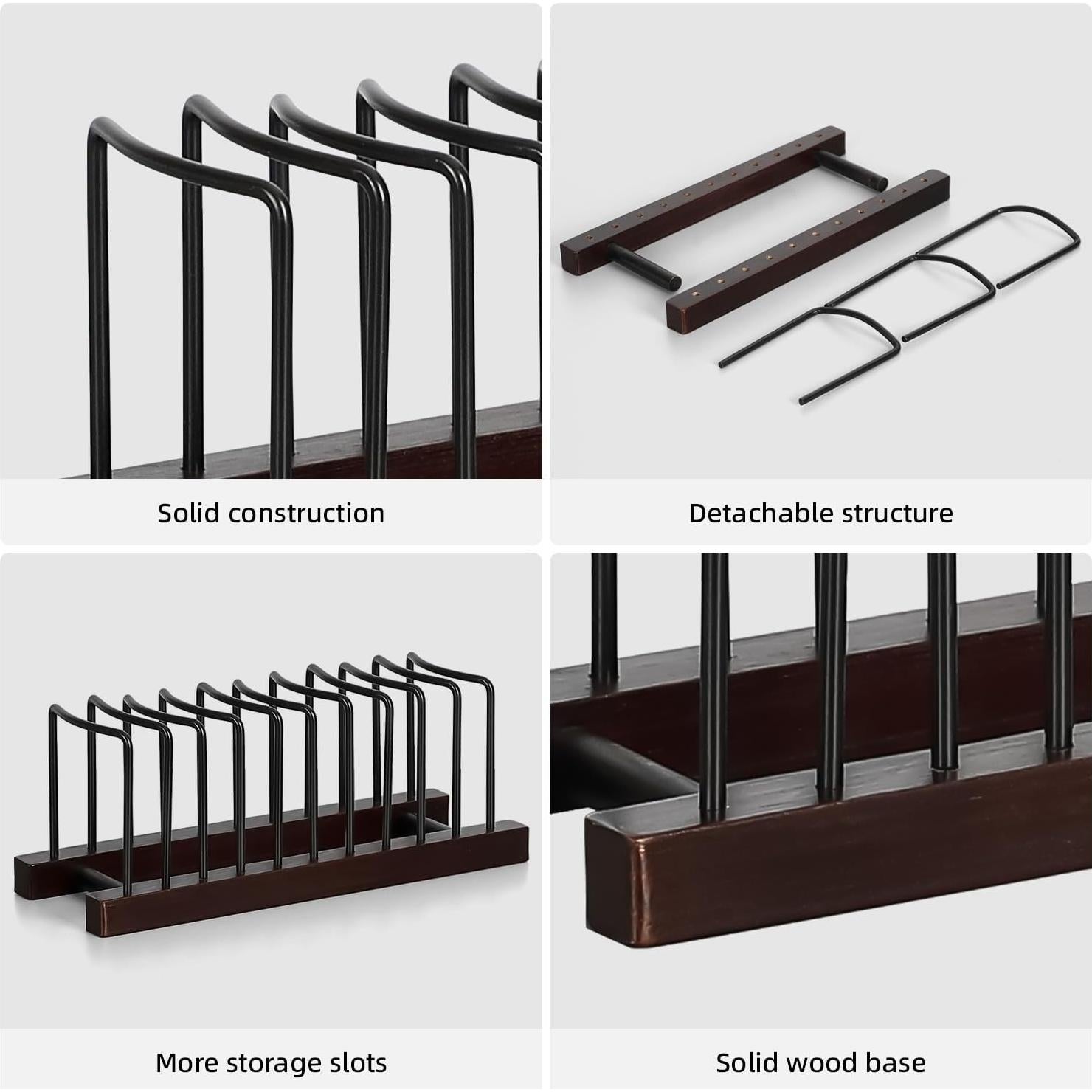 Organizador de Sombreros LOVSTORAGE para 10 Gorras - Gris