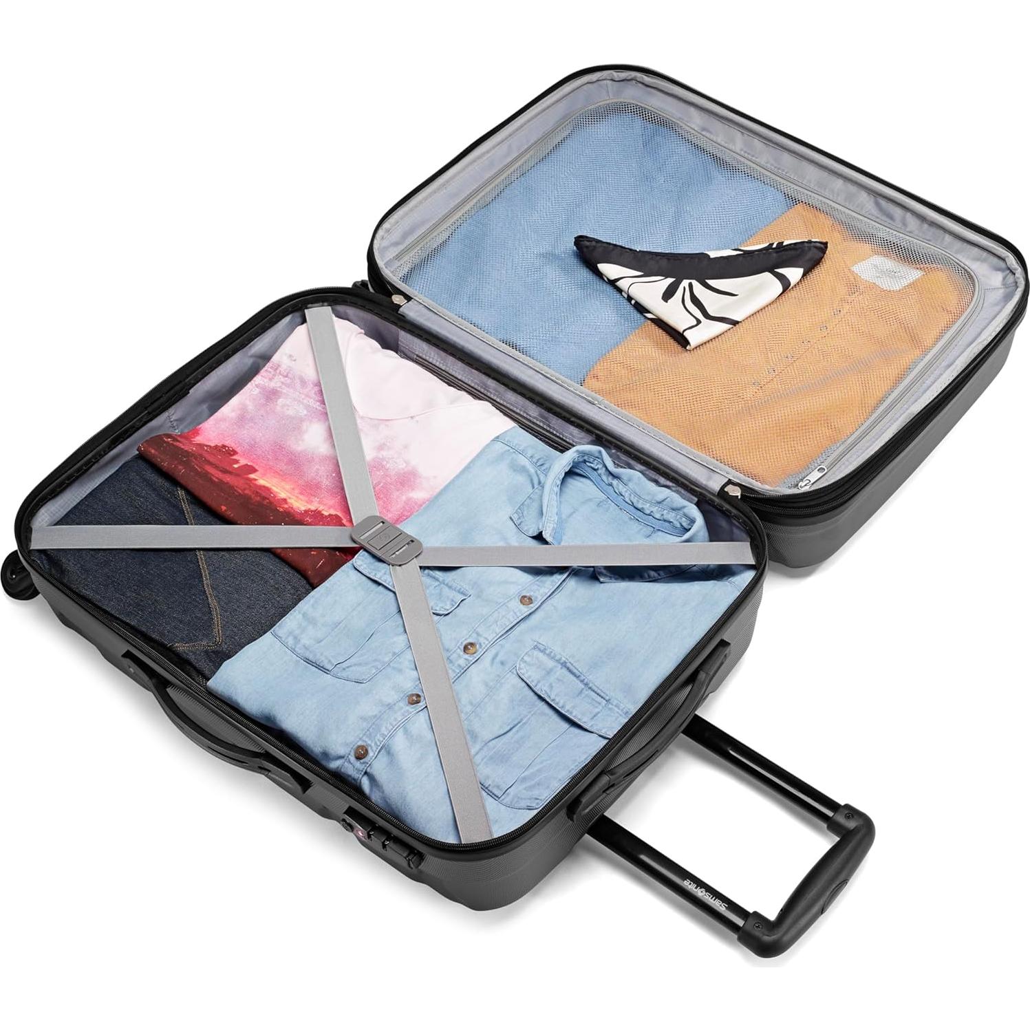 Maleta Dura Expandible Samsonite Omni PC 24" Negra