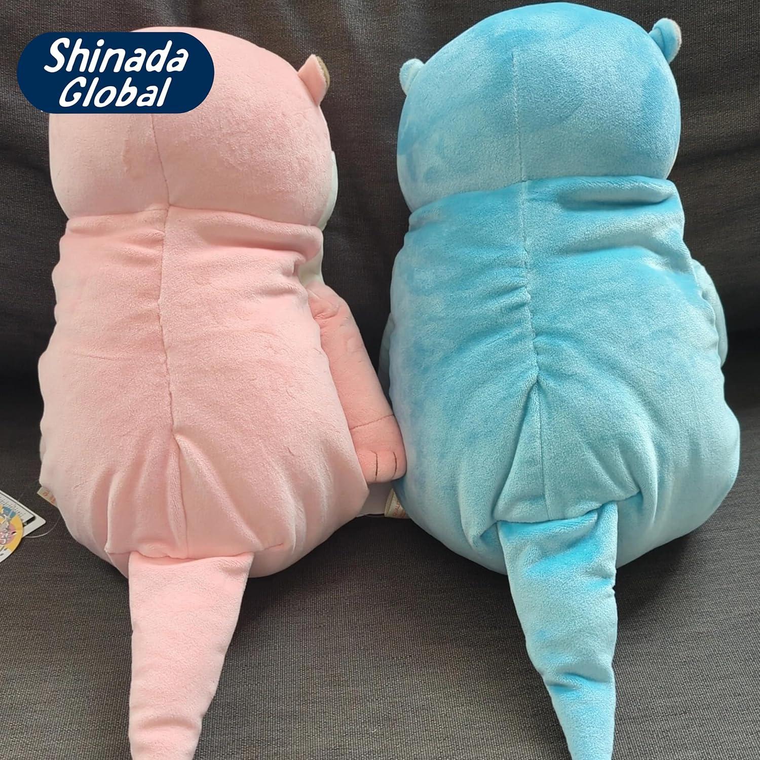 Peluches Ultrasuaves Shinada Global Nutria Azul 30 cm