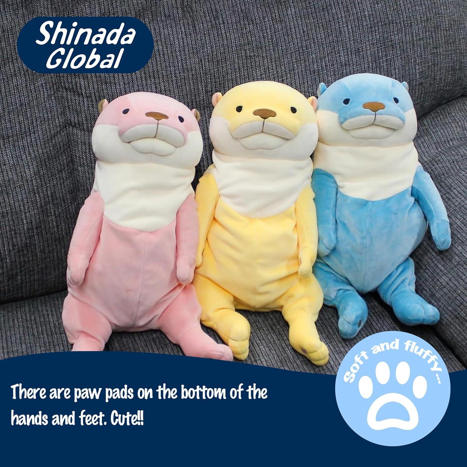 Peluches Ultrasuaves Shinada Global Nutria Azul 30 cm