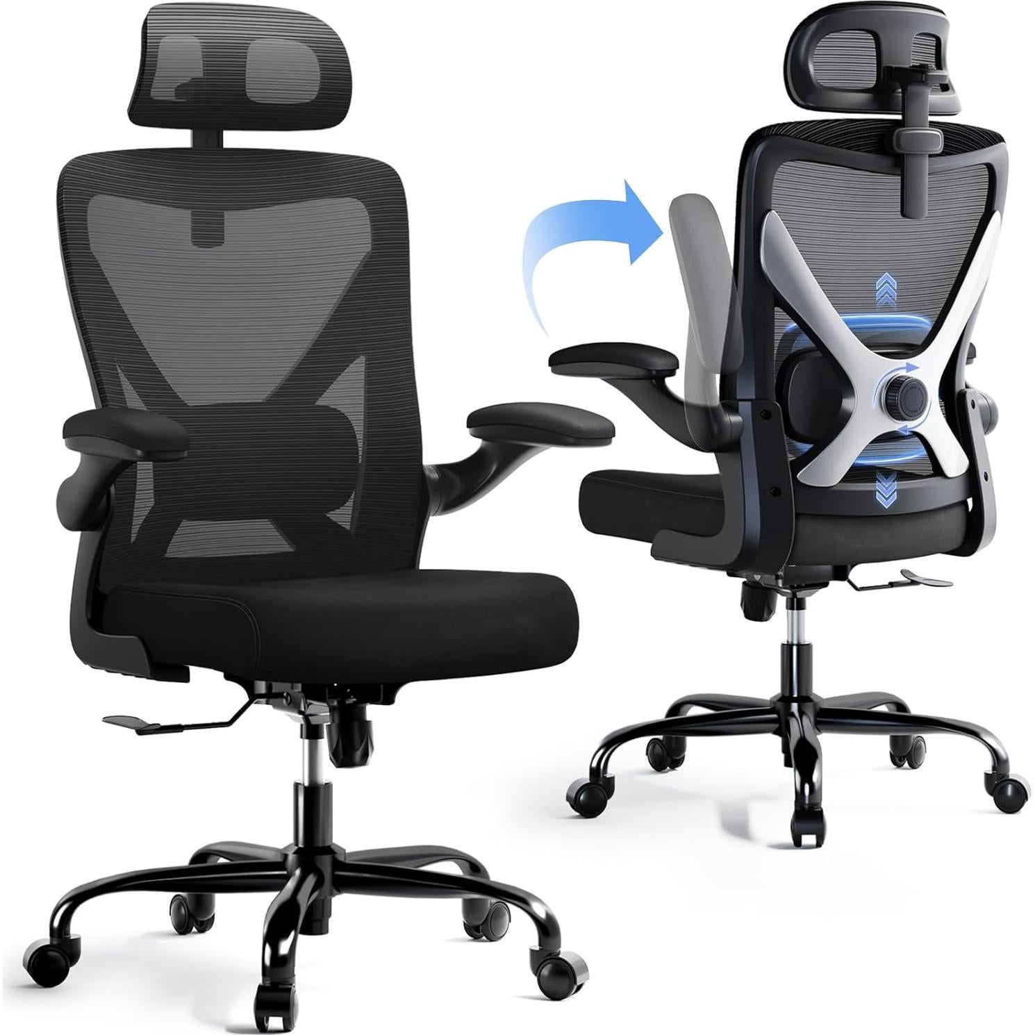 Silla de Oficina Ergonómica Ergalithic X100-1 con Soporte Lumbar