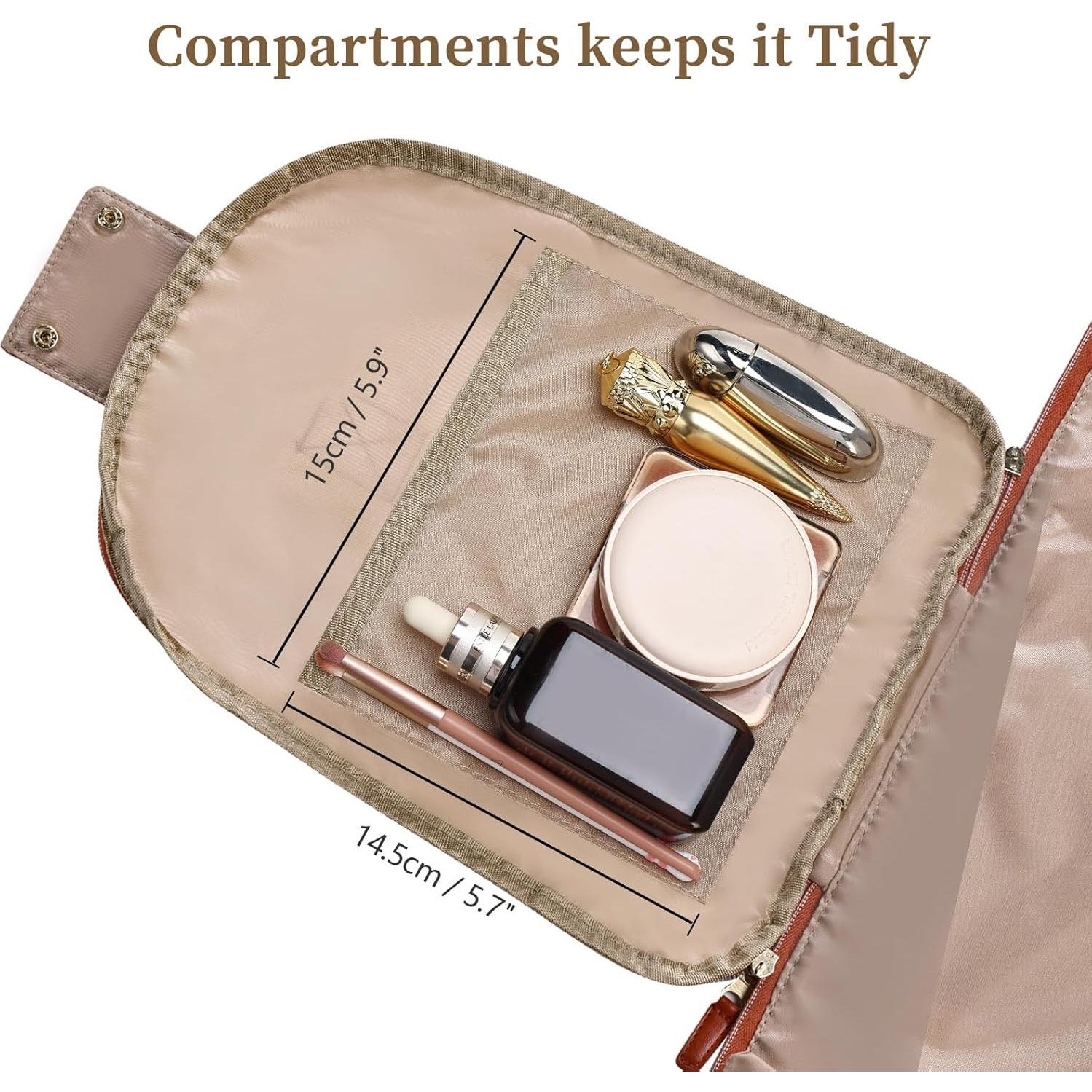 Bolsa de Ropa Duffle ZHOUMADE Beige 2 en 1 para Viajes