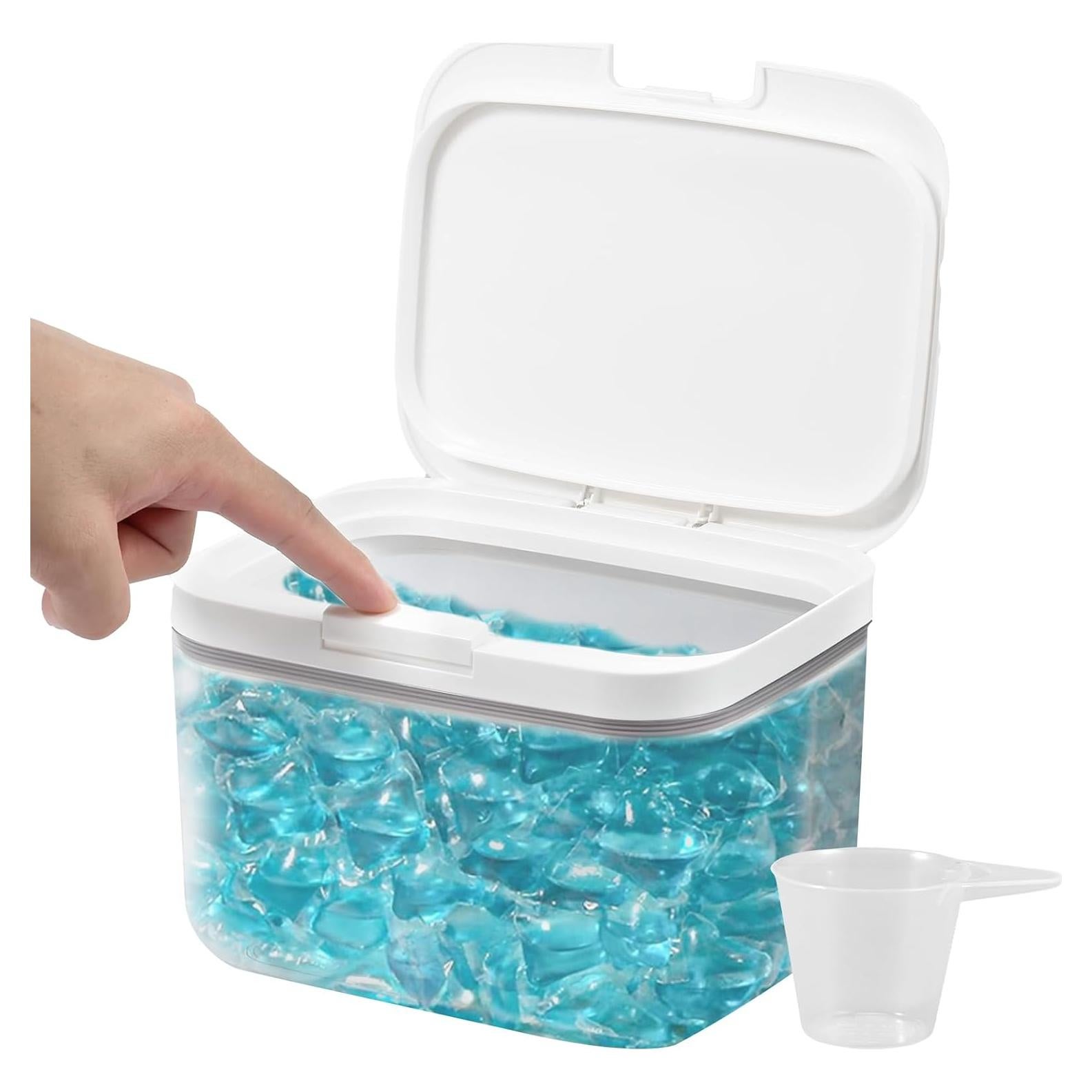 Contenedor de Cápsulas de Lavandería FAMIWIN 2.8L Transparente