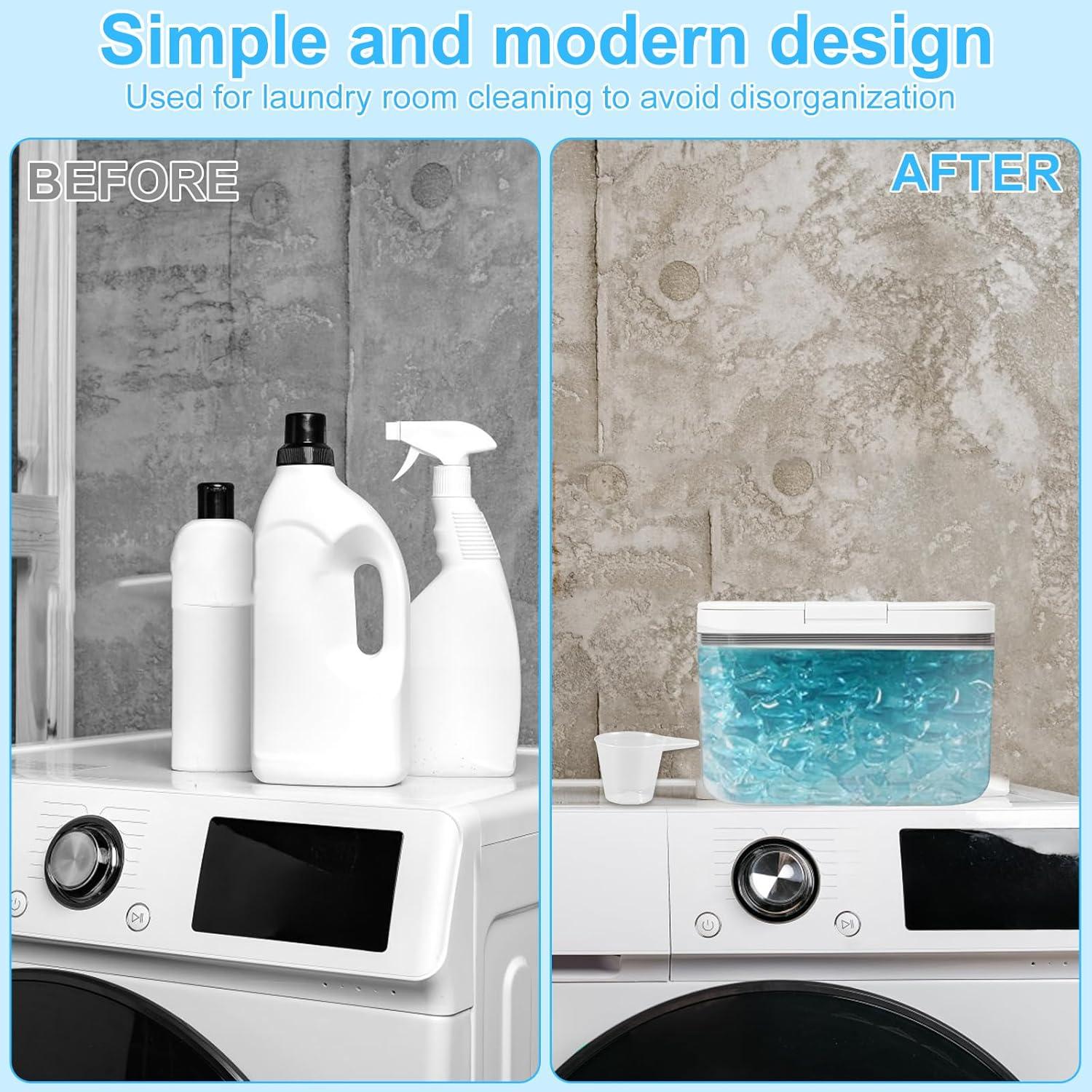 Contenedor de Cápsulas de Lavandería FAMIWIN 2.8L Transparente