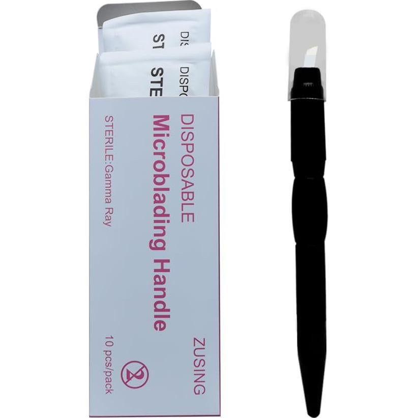 Bolígrafos de Microblading Desechables 17 Agujas - 10 Piezas