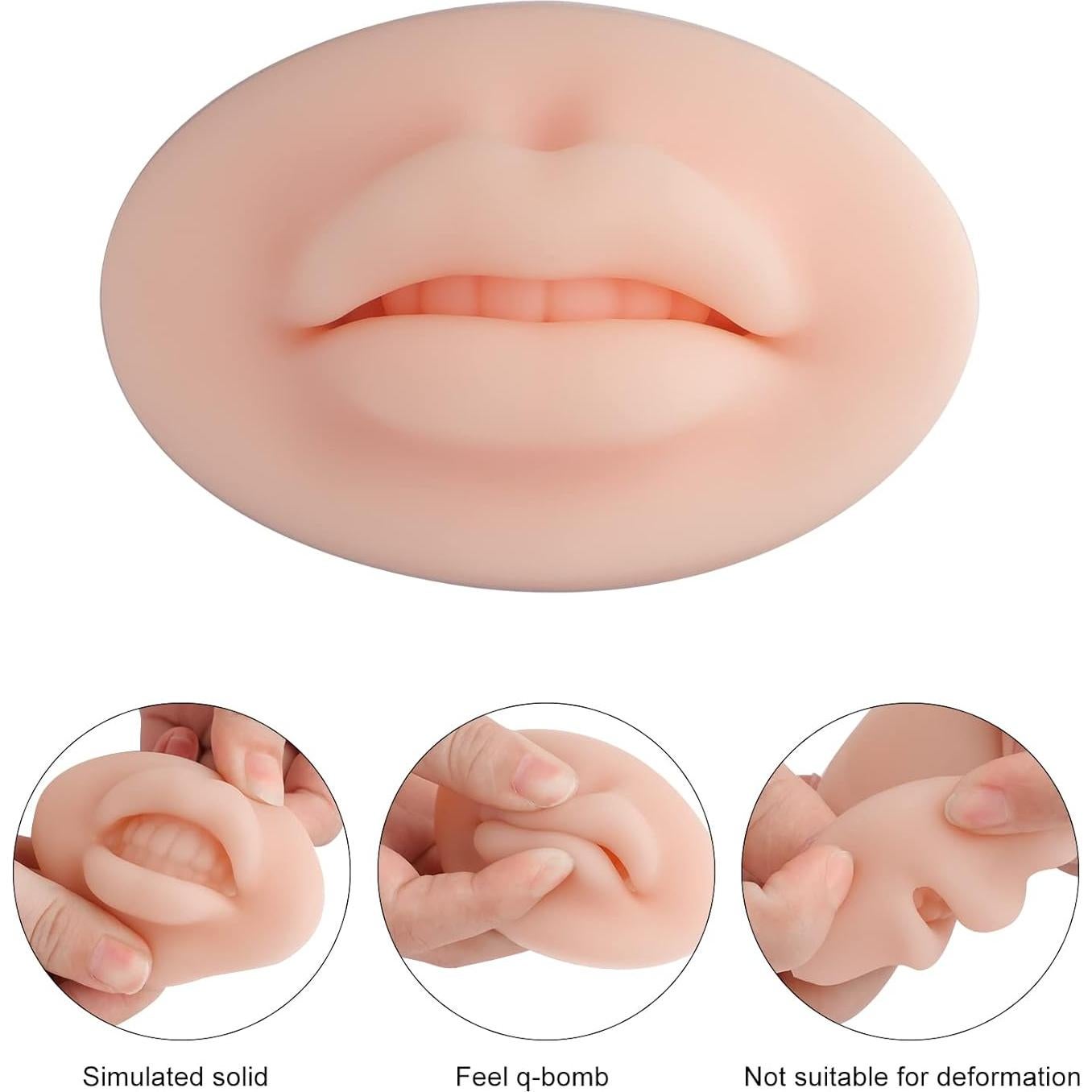 Piel de Silicona 3D para Práctica de Labios Charme Princesse