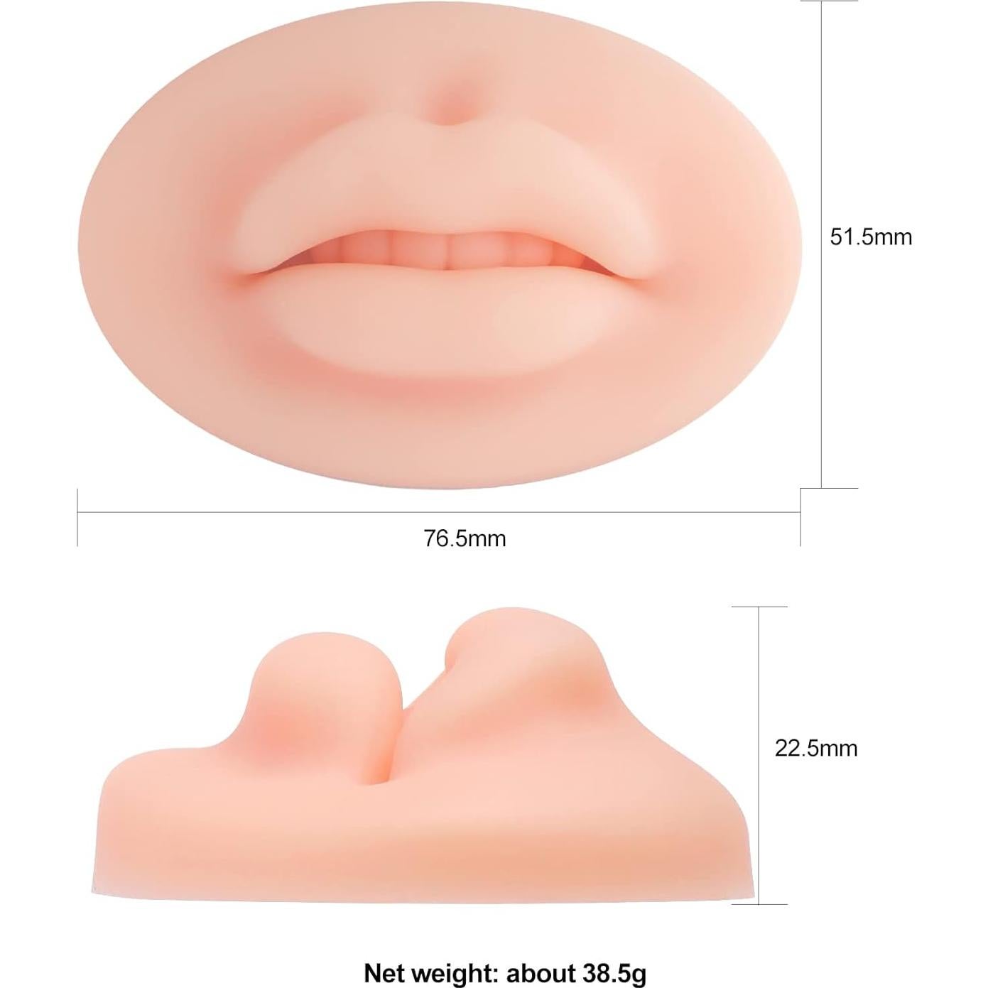 Piel de Silicona 3D para Práctica de Labios Charme Princesse