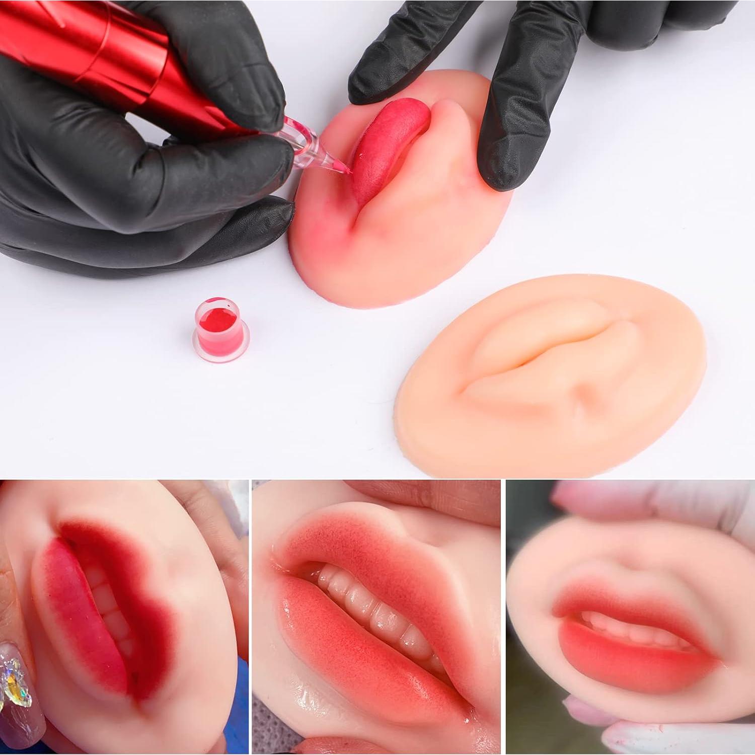 Piel de Silicona 3D para Práctica de Labios Charme Princesse